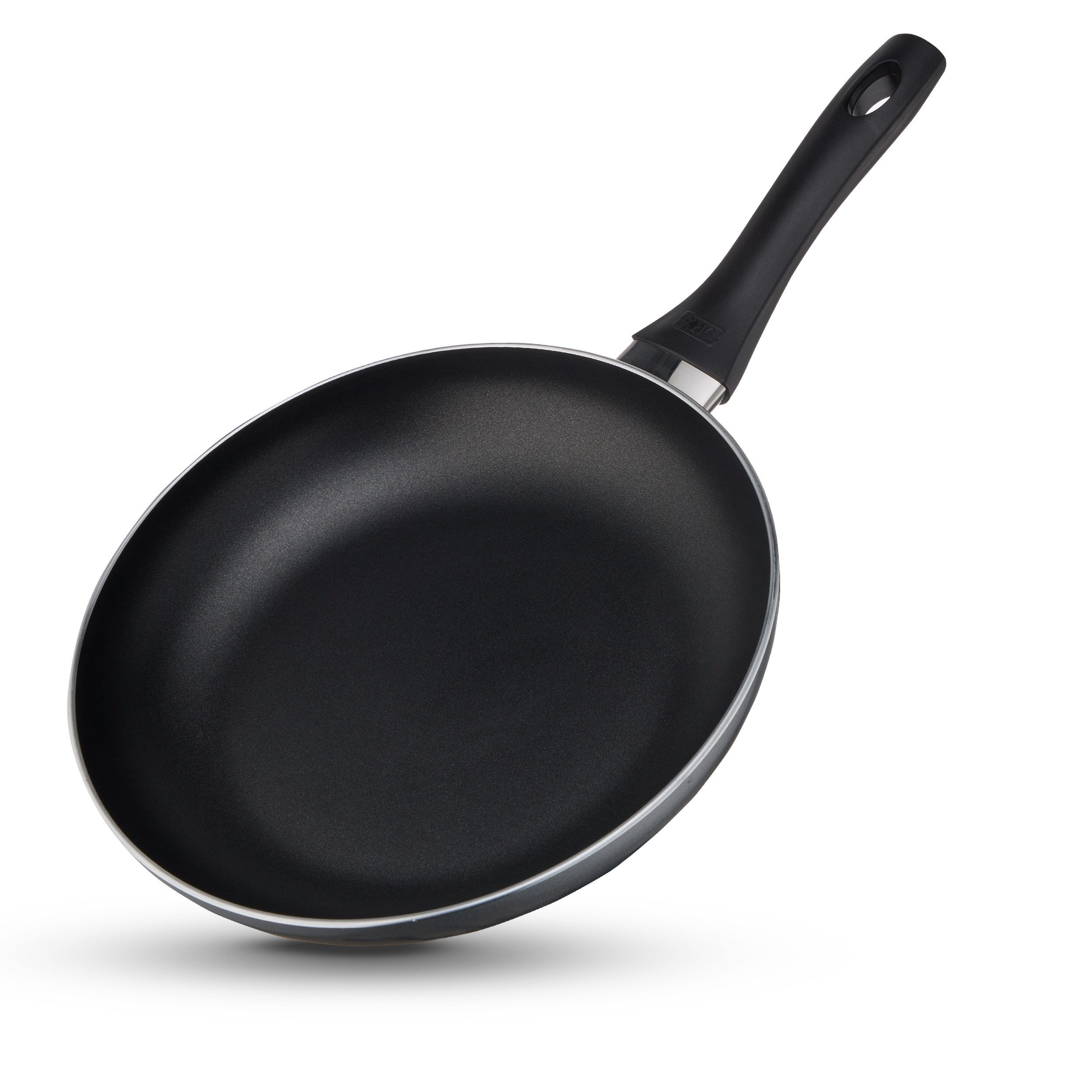 KHG Bratpfanne, Aluminium (28 cm Durchmesser, ILAG-Antihaftbeschichtung, spülmaschinengeeignet), 2,5 Liter Volumen, für alle Herdarten inklusive Induktion