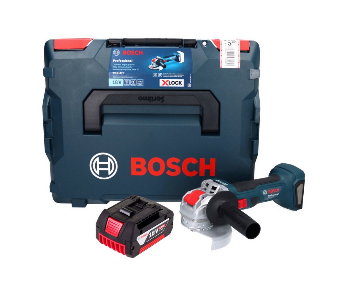 Thumbnail - Bosch Professional Winkelschleifer GWX 18V-7 Professional Akku Winkelschleifer 18 V 125 mm Brushless X-L