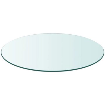 vidaXL Tischplatte Tischplatte aus gehärtetem Glas rund 400 mm (1 St)