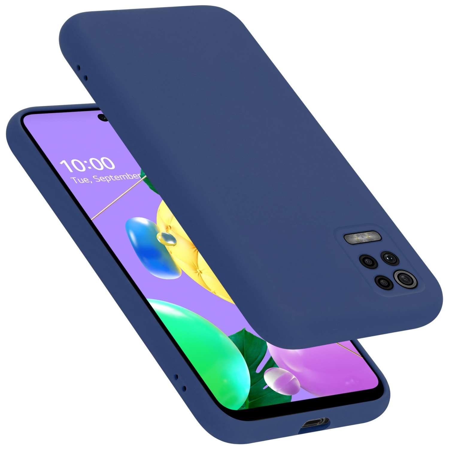 Cadorabo Handyhülle für LG K52 / K62 / Q52 Hülle LG K52 / K62 / Q52, Flexible Hülle TPU Silikon Schutzhülle Back Cover Case