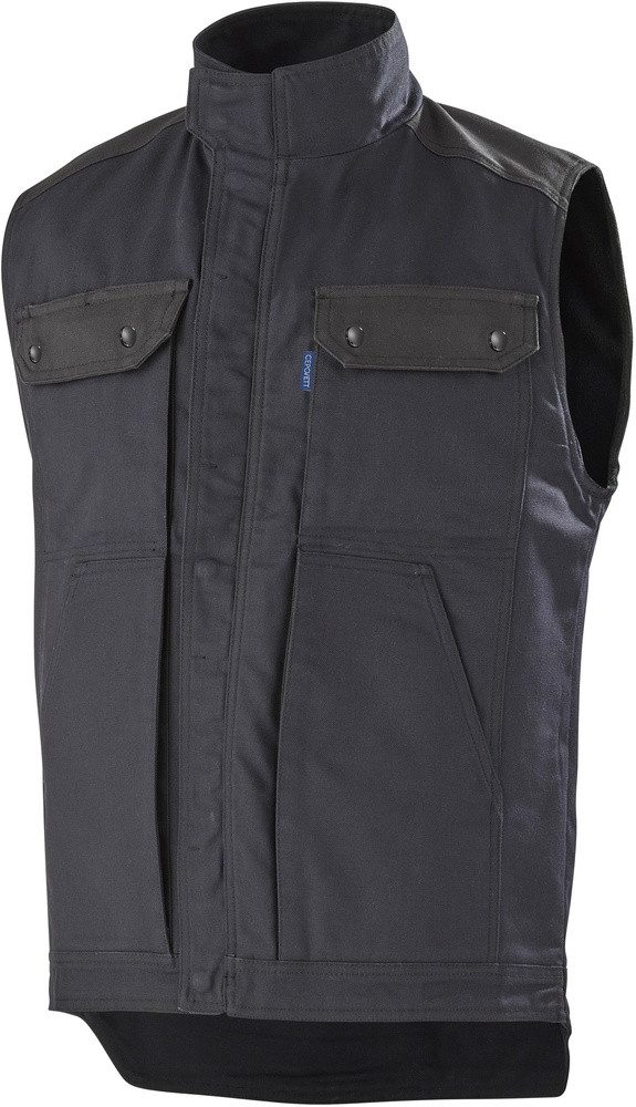 Sweatweste Gefütterte Fleeceweste Kargo Pro