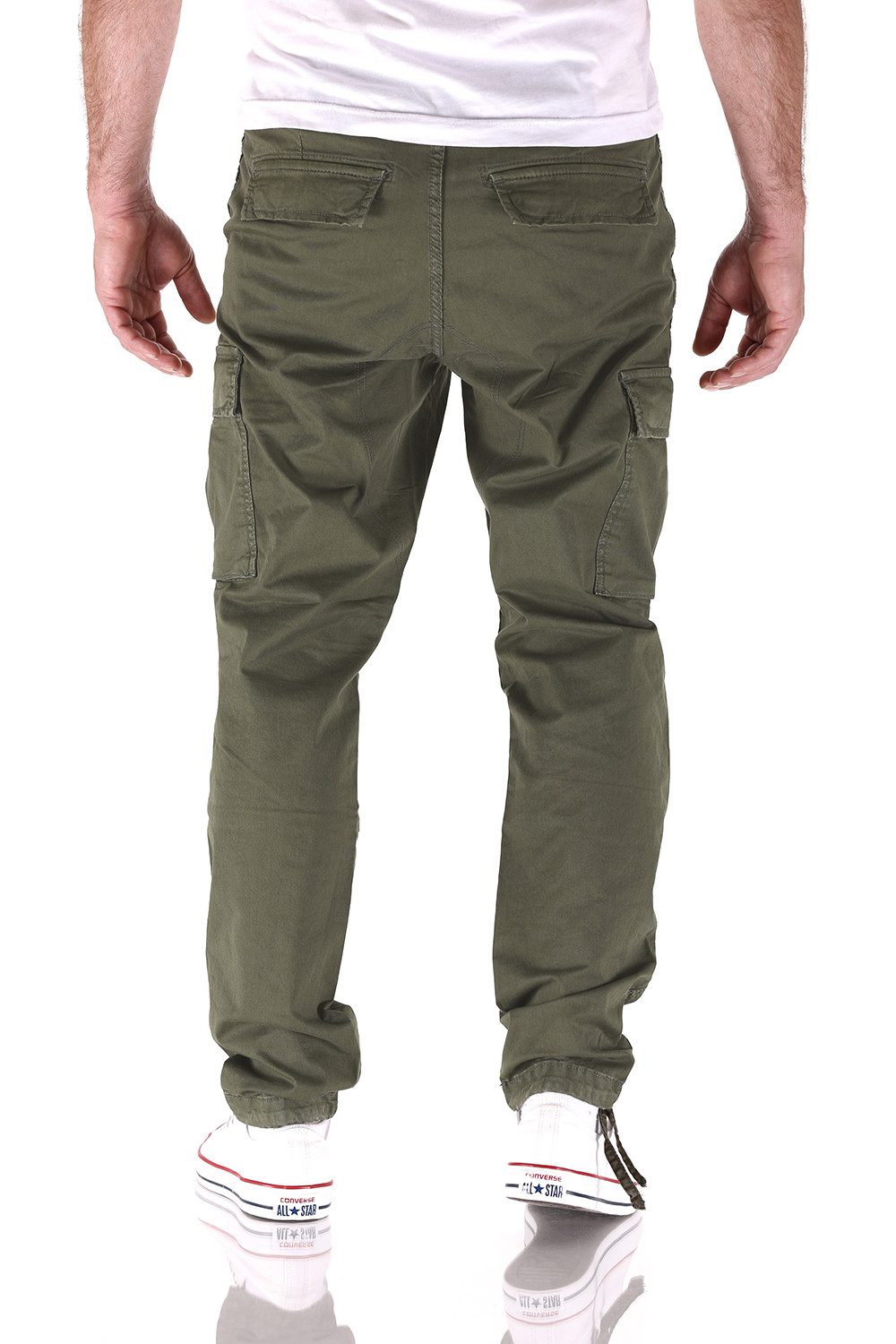 Jack & Jones Cargojeans Jack & Jones JPStace Tucker Cargo Herren Jeans Hose