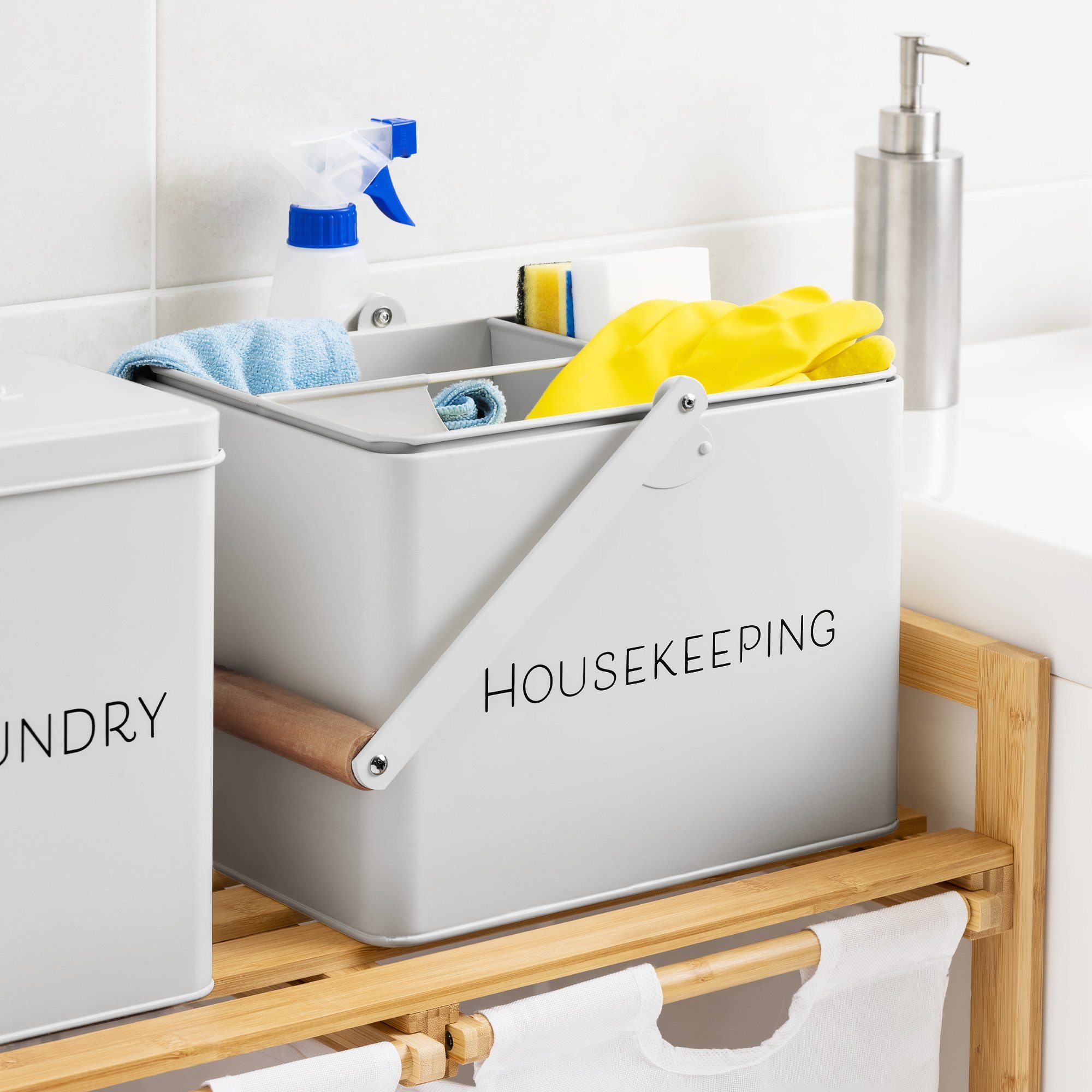 Navaris Aufbewahrungsbox Housekeeping Box - 3 günstig online kaufen
