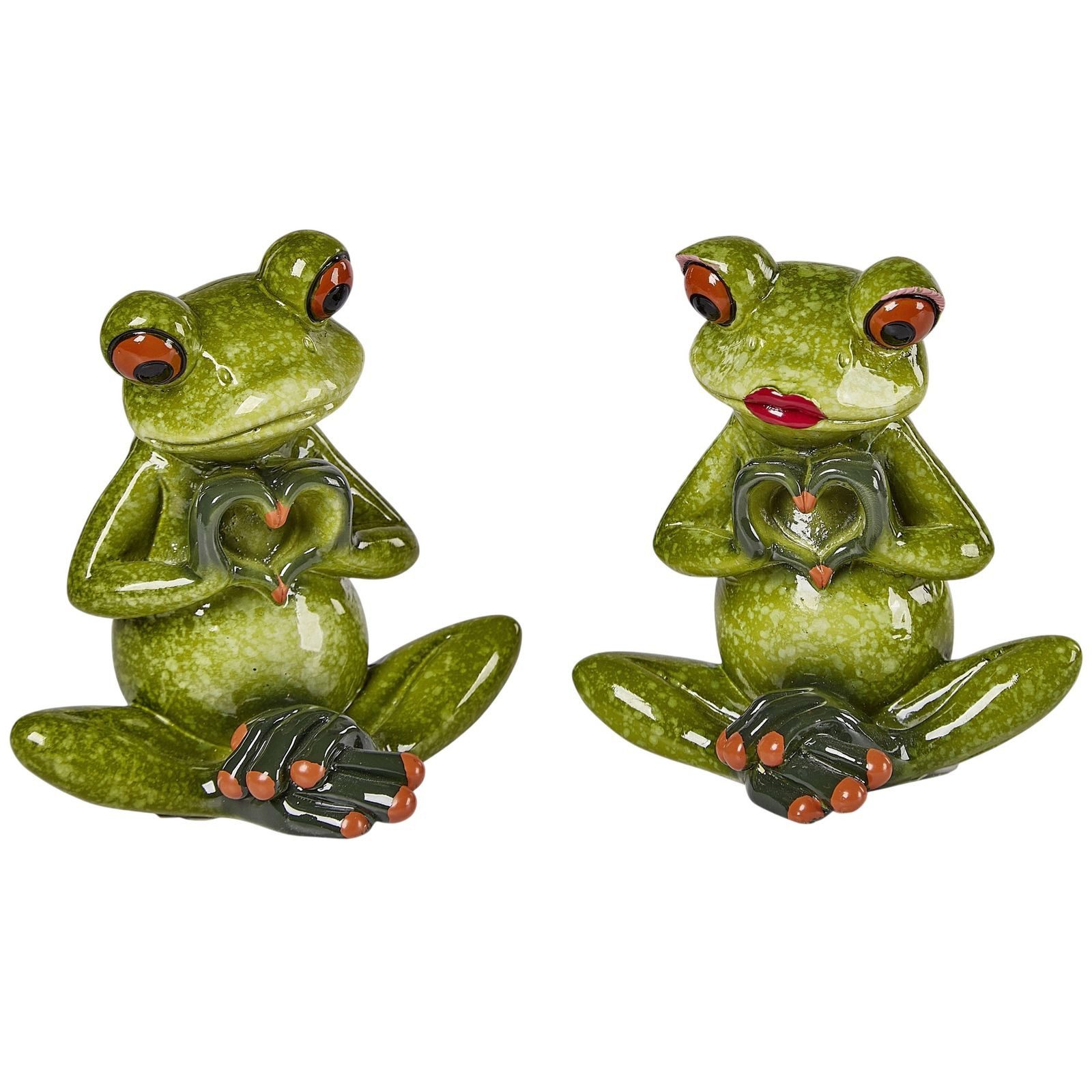 formano Sammelfigur Frosch Dekofigur Drehsessel mit Zigarre 14 cm handbemalt Froschhausen