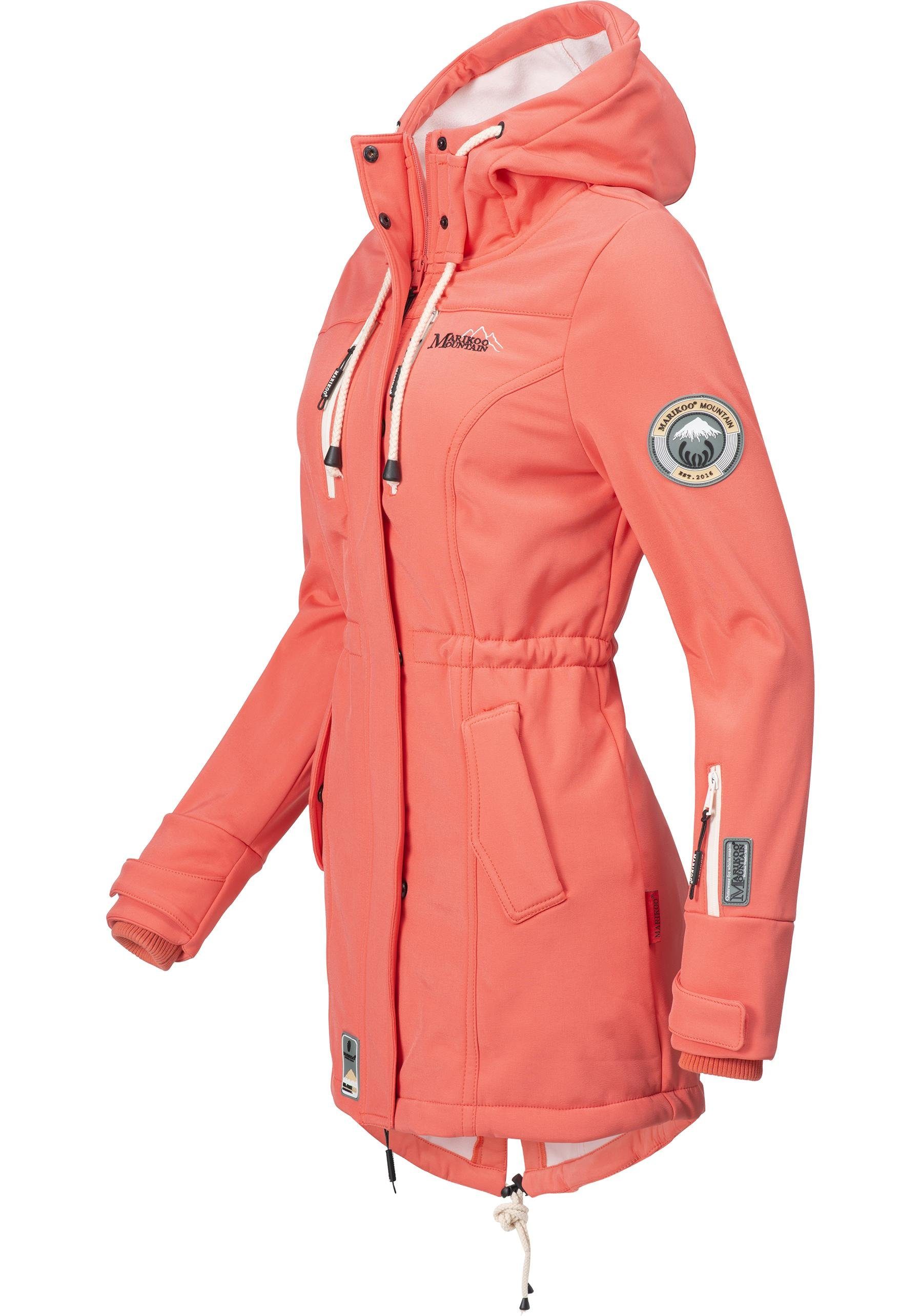 Marikoo Funktionsmantel Zimtzicke Wasserdichter Softshell Parka günstig online kaufen
