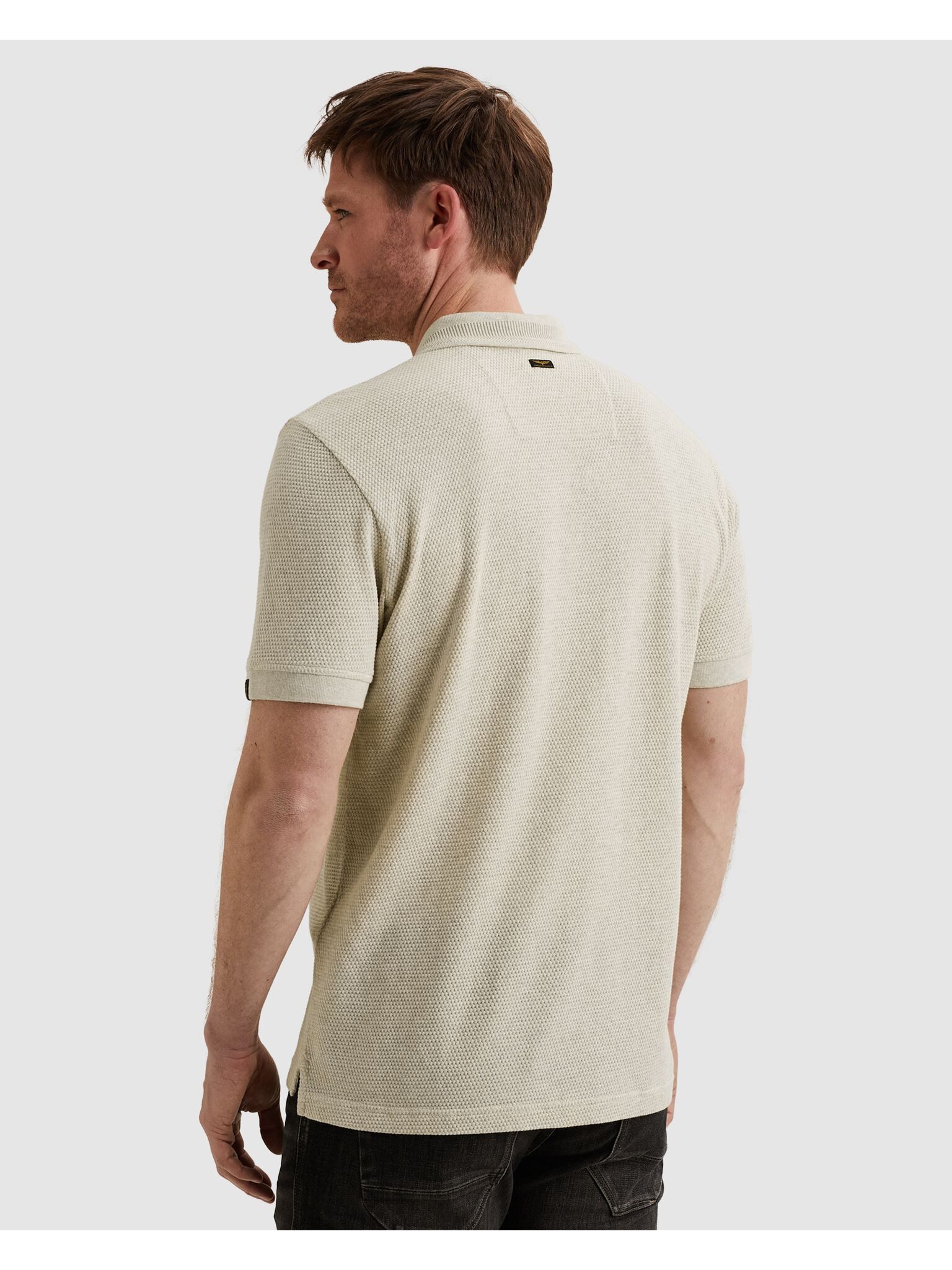 PME LEGEND Poloshirt Short Sleeve Polo Popcorn Jersey aus Baumwolle