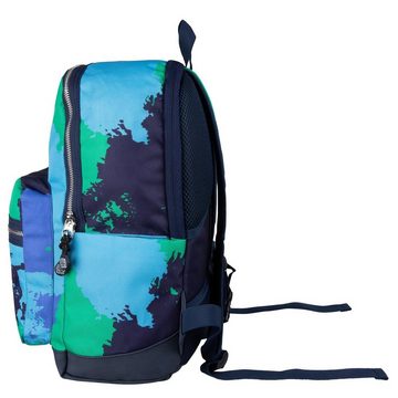 Pick&PACK Schulranzen Schulranzen L Faded Camo Blue (1 Stück), ergonomisch, ab 7 Jahren