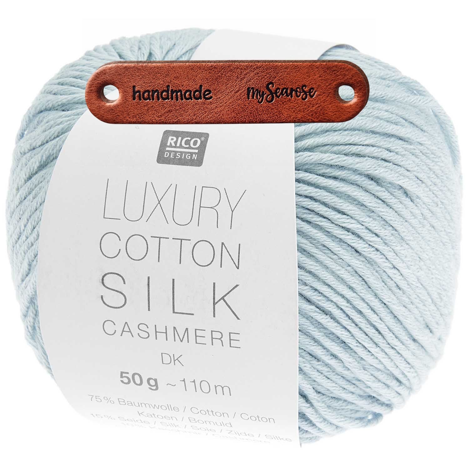 Rico Design Rico Luxury Cotton Silk Cashmere DK mit Label Häkelwolle