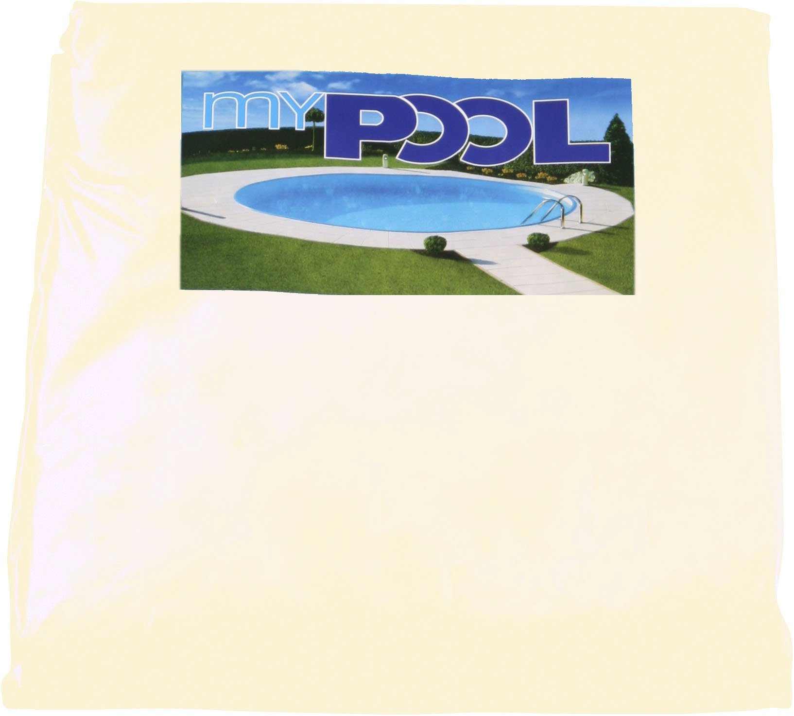 my POOL BWT Poolinnenhülle für 120 cm tiefe Pools, 0,8 mm Stärke, für Ovalformbecken, (Packung)