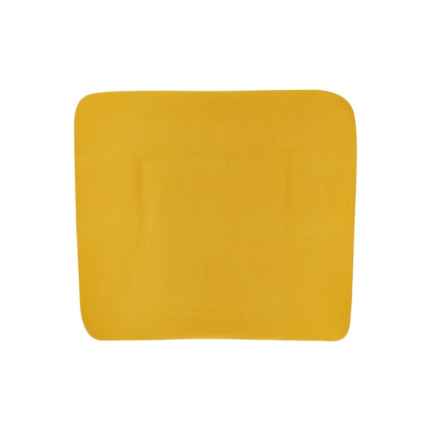 Meyco Baby Wickelauflagenbezug Okergeel (100% Baumwolle, 1-tlg., 75x85cm - 1-pack), 75x85cm - 1-pack