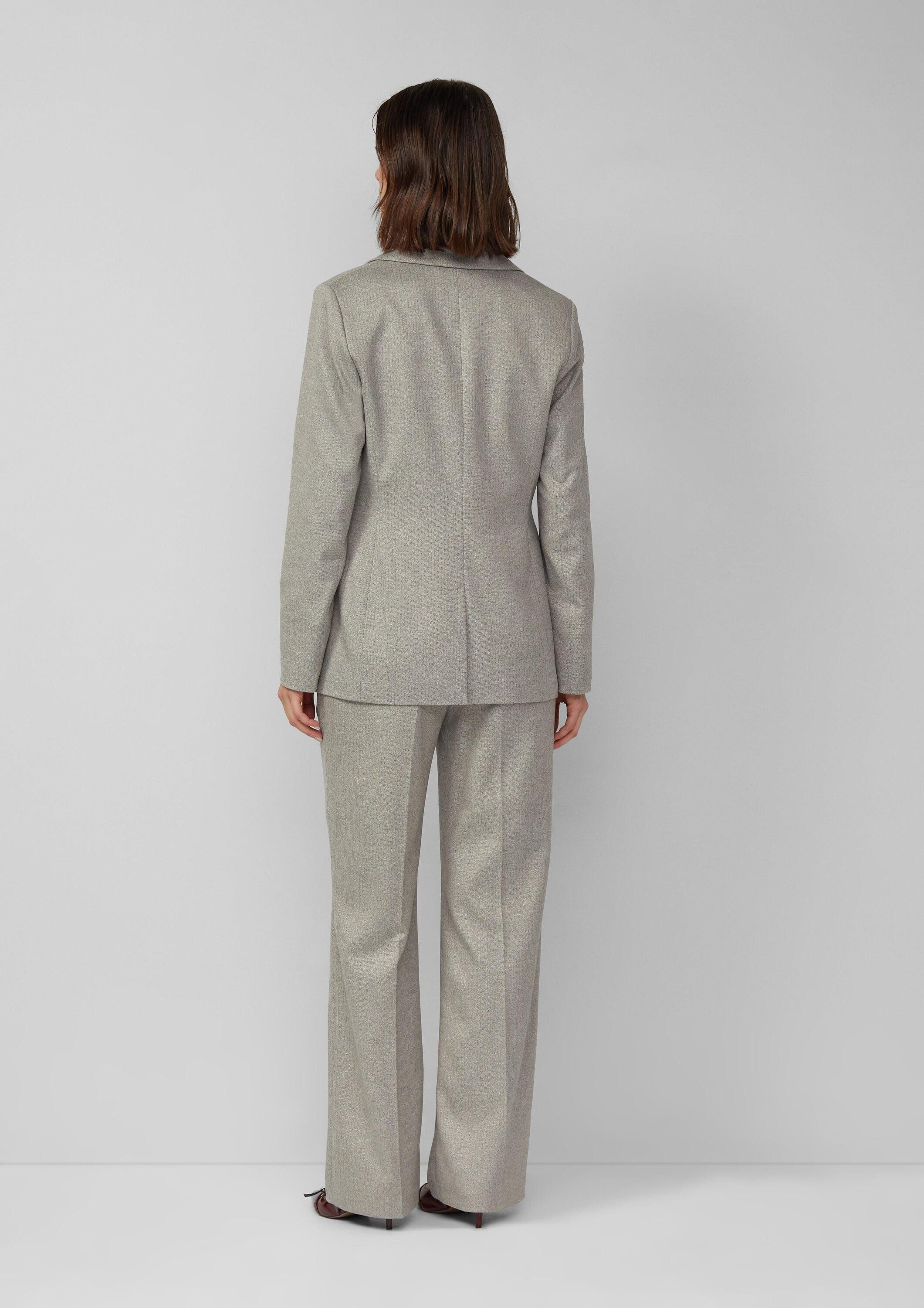 s.Oliver Jackenblazer Indoor-Blazer Eleganter Blazer im Slim Fit mit Glitzergarn