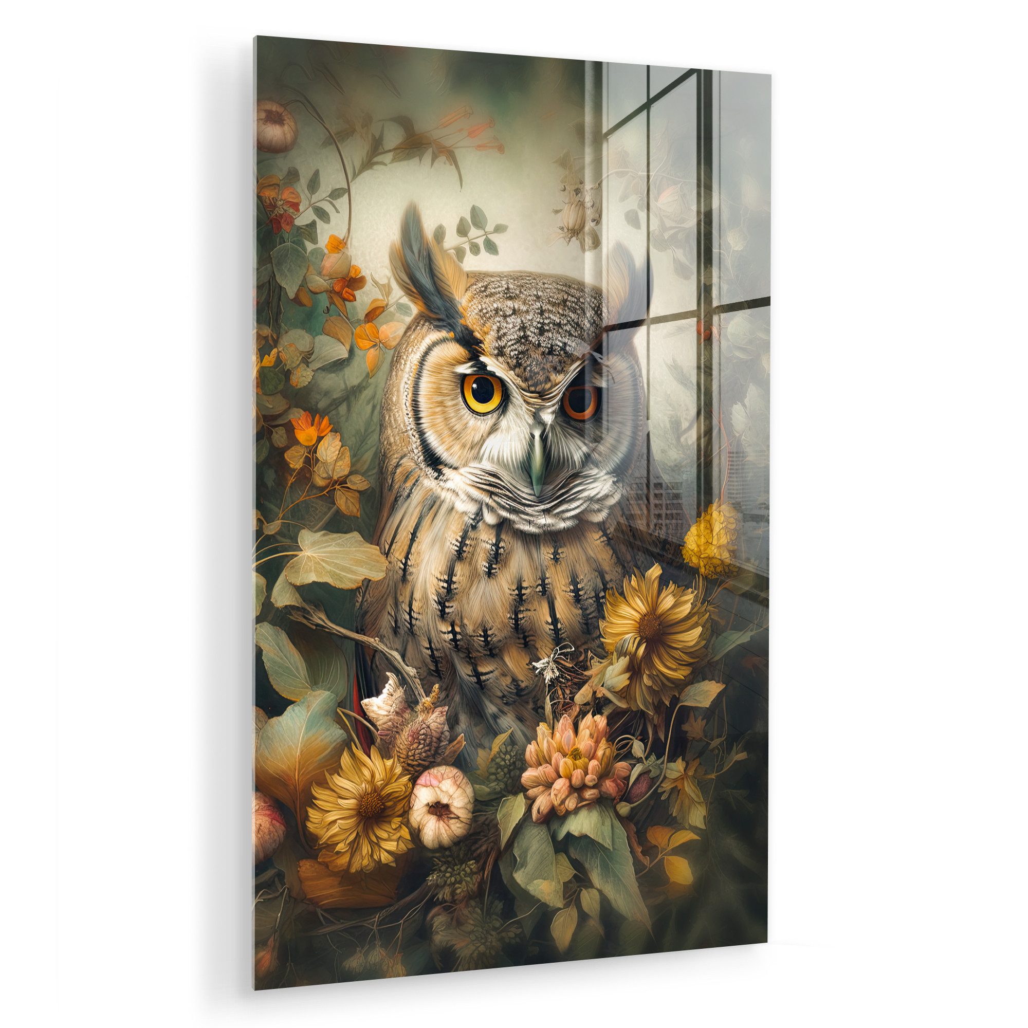 MuchoWow Acrylglasbild Eule - Vögel - günstig online kaufen