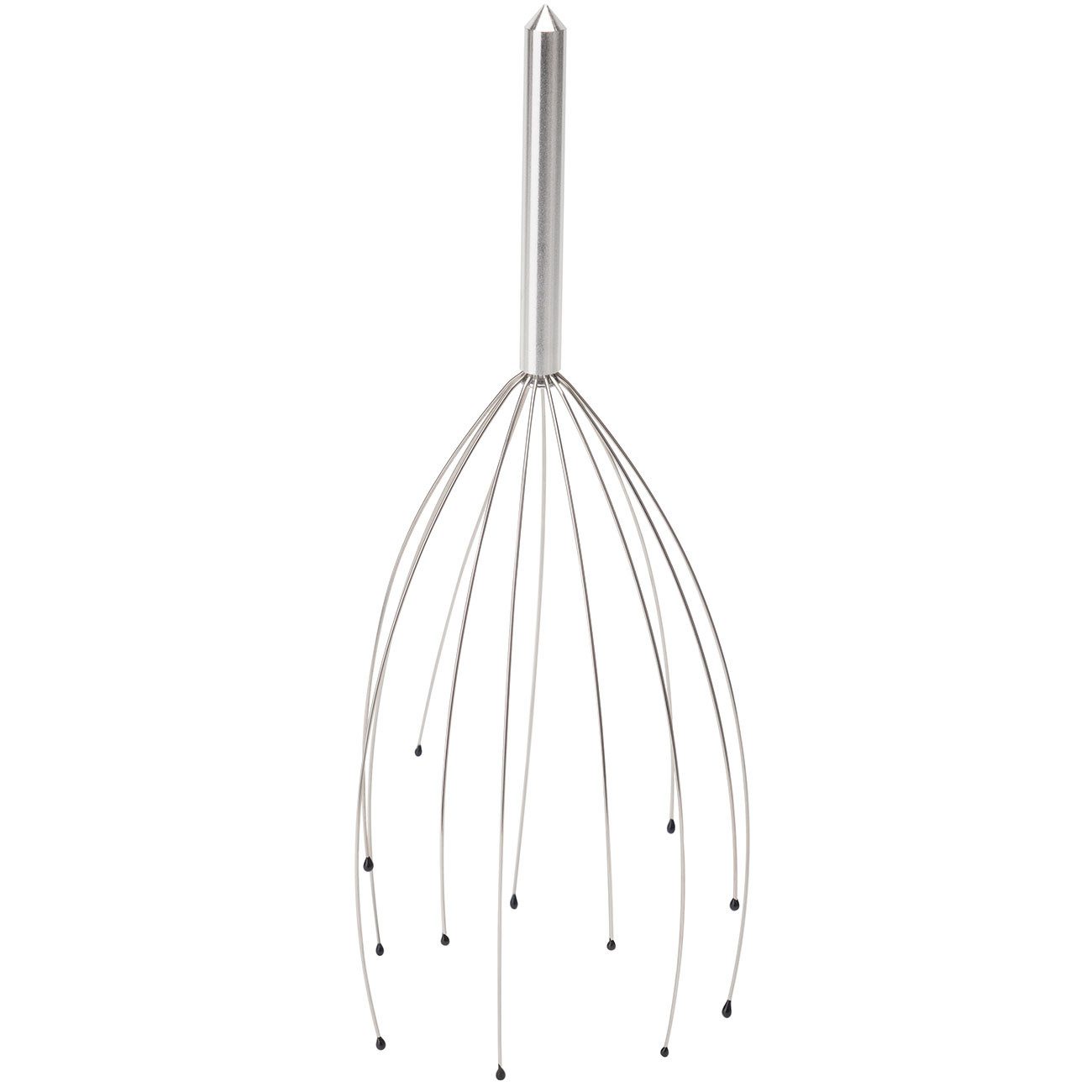 Casativo Massagebürste Kopfmassage Spinne mit 12 Wohlfühl-Noppen & glattem Griff Entspannung, 1-tlg., 1er-Set & 2er-Set & 4er-Set, 12 flexible Massage-Fühler mit sanften Wohlfühl-Noppen/belebt Körper