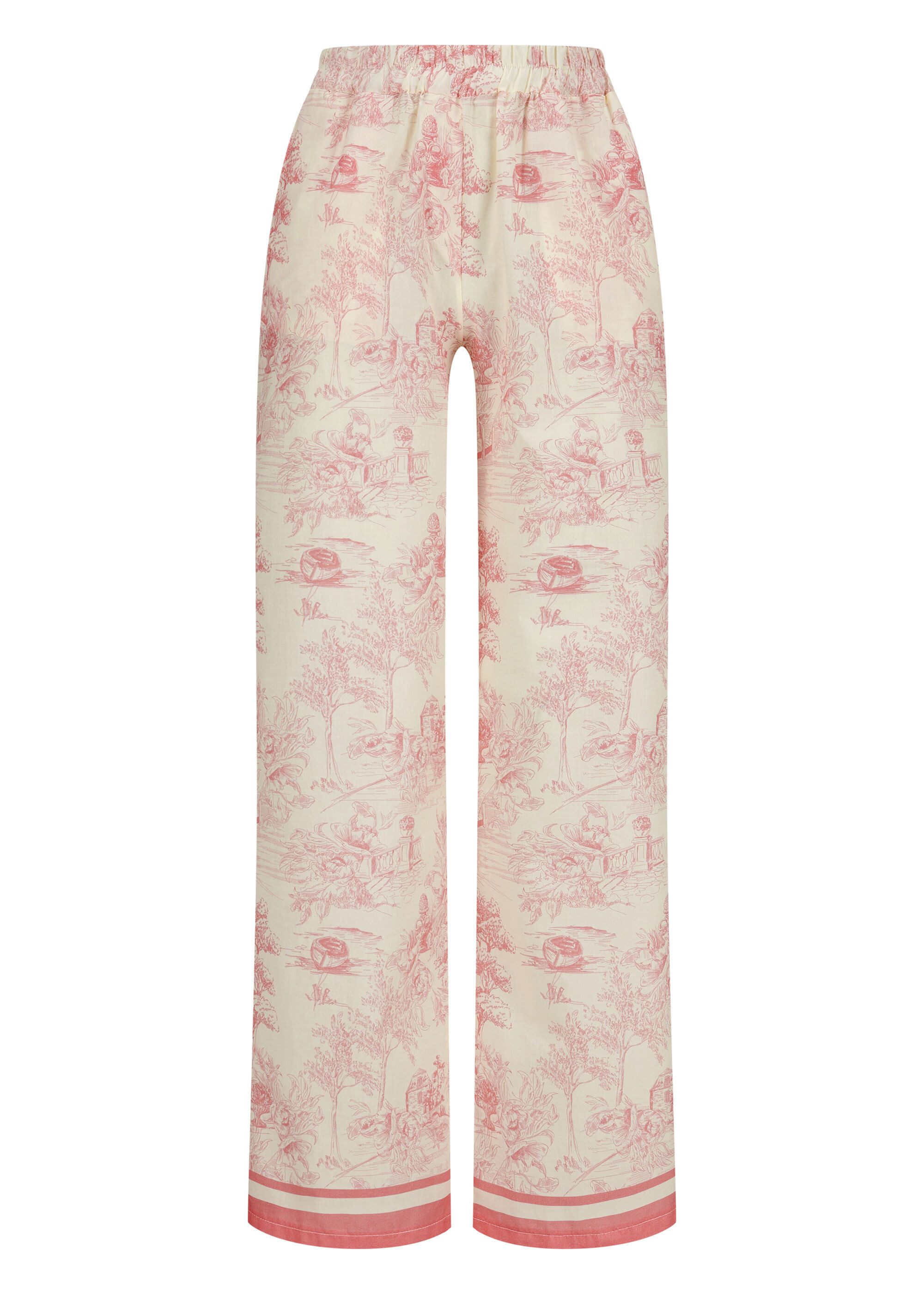 Nicowa Stoffhose JALIKO Toile-de-Jouy-Print günstig online kaufen