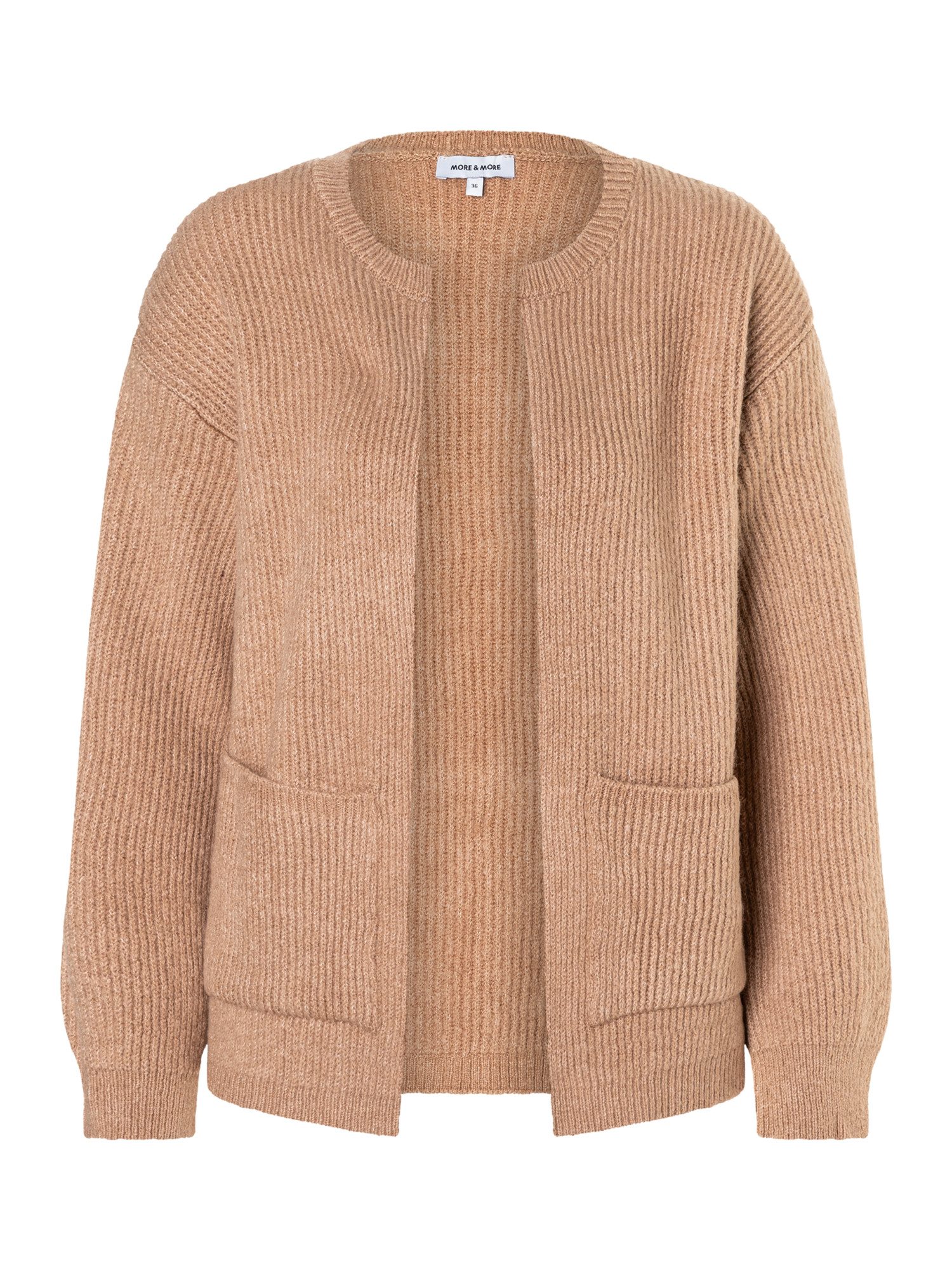 MORE&MORE Cardigan weiche Langarmstrickjacke