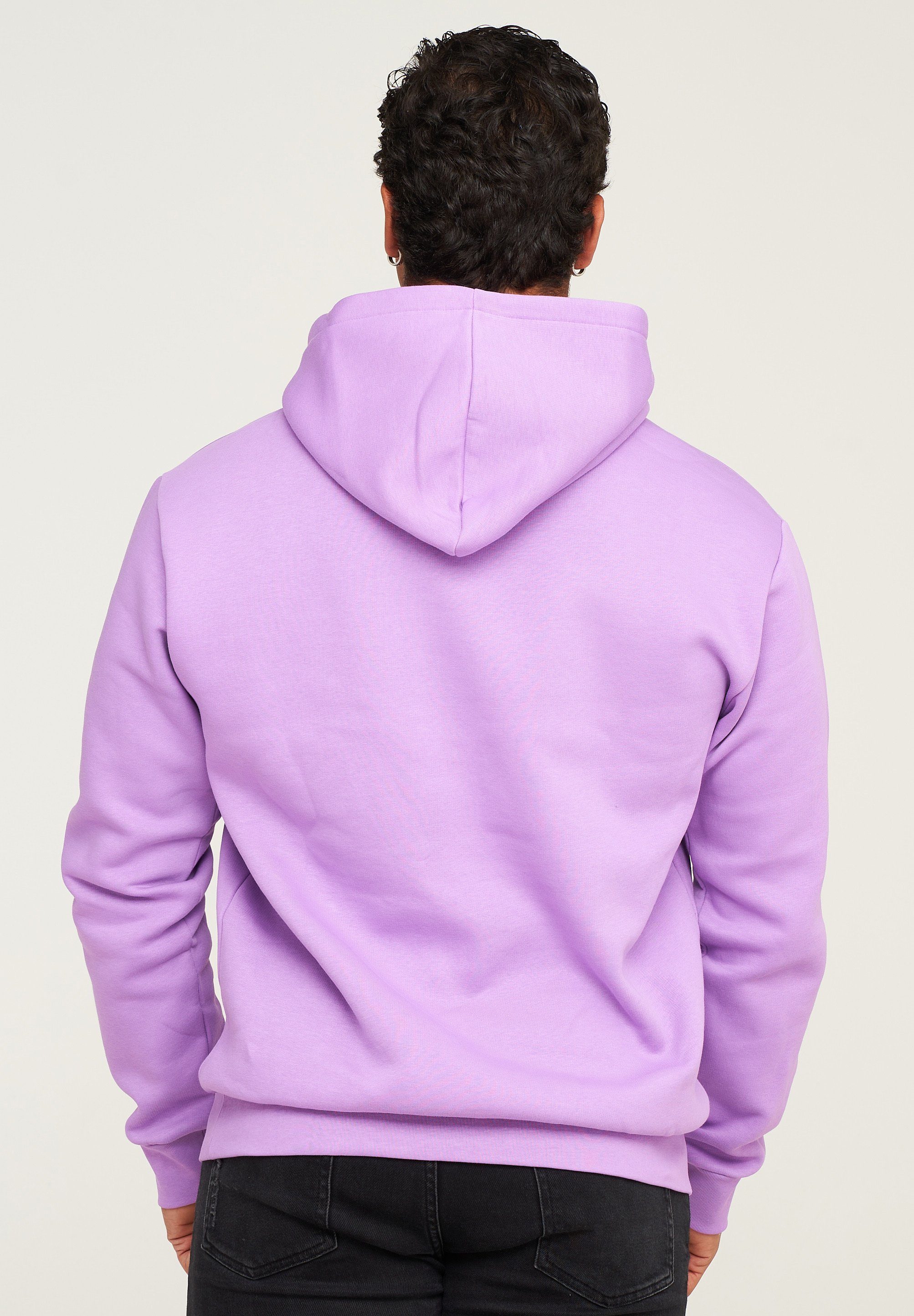 behype Hoodie BHHOBART Herren Basic Oversized Hoodie Raglan Kapuzenpullover Sweater