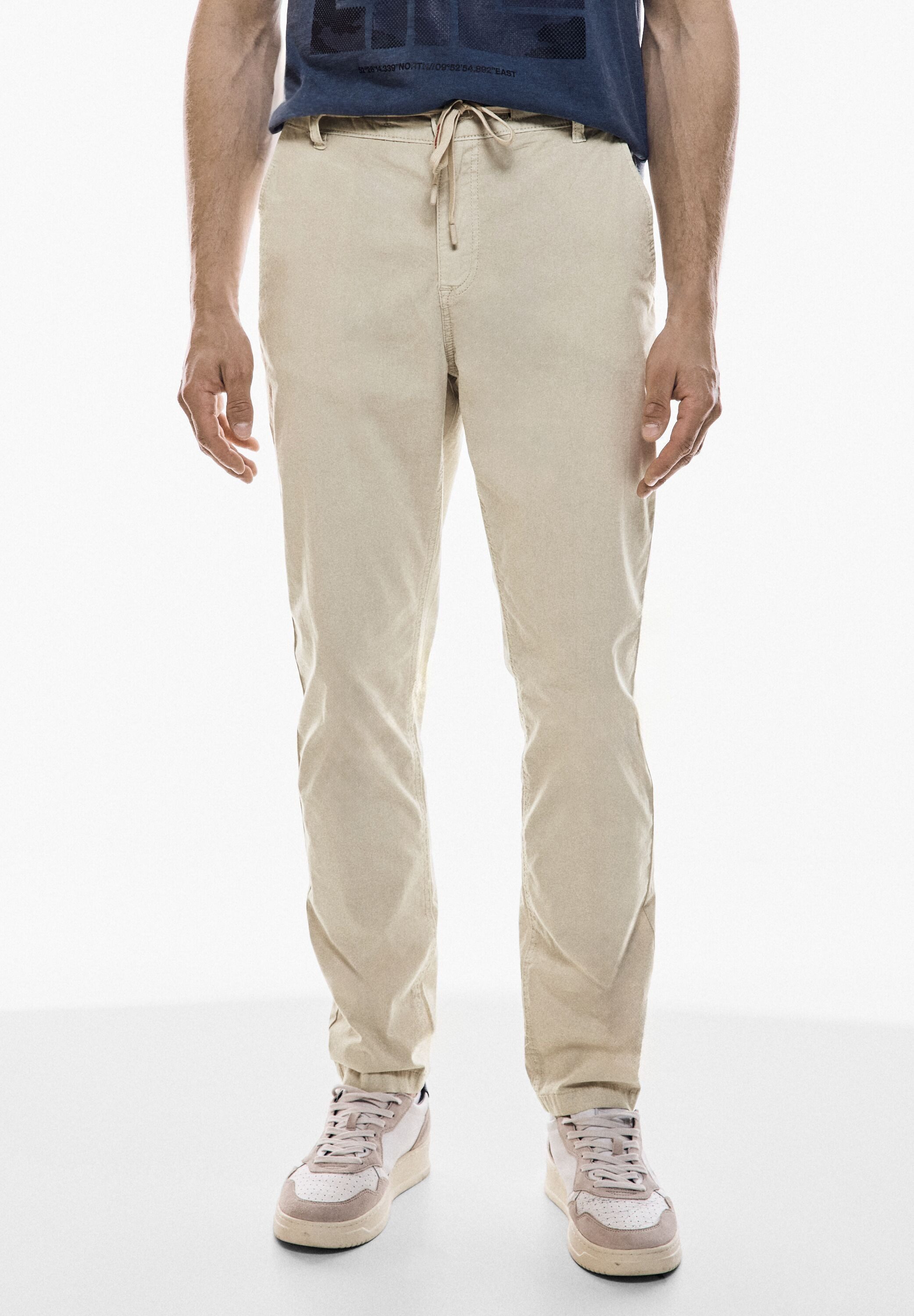 STREET ONE MEN Chinos, Middle Waist günstig online kaufen