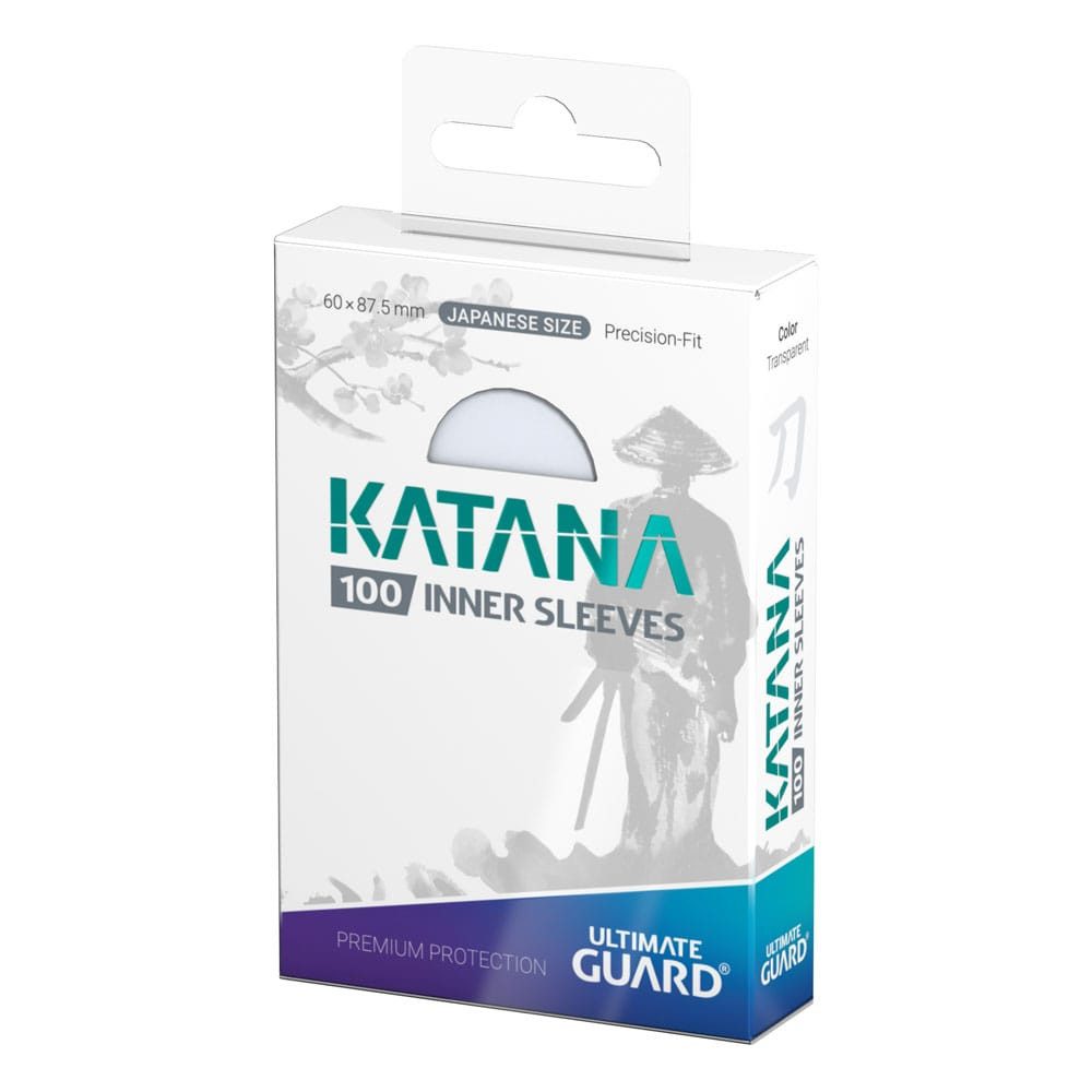 Ultimate Guard Sammelkarte 100 Katana Inner Sleeves Japanese Size Transparent (60x87,5mm)