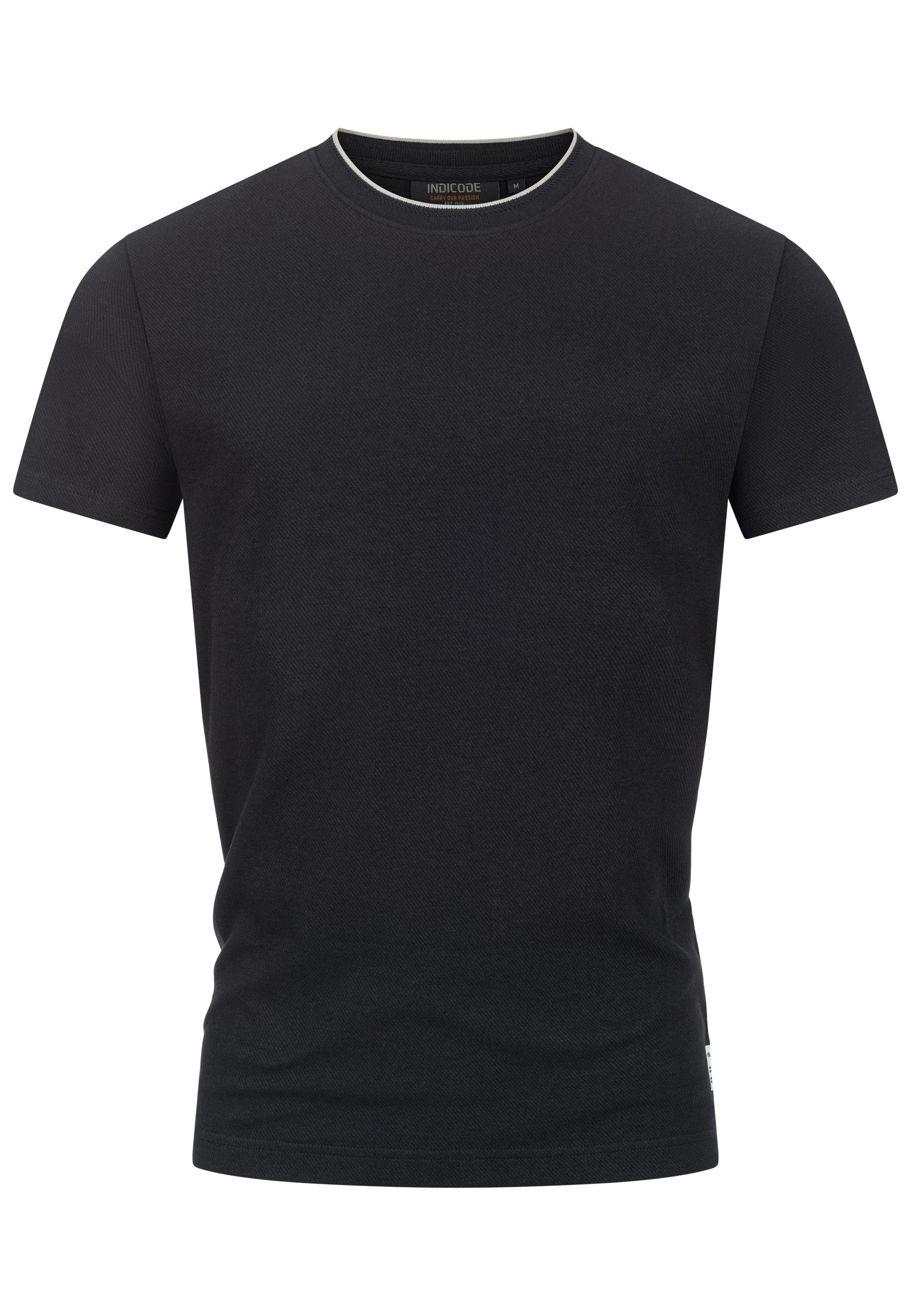 Indicode T-Shirt INSandt mit strukturierter Oberfläche günstig online kaufen