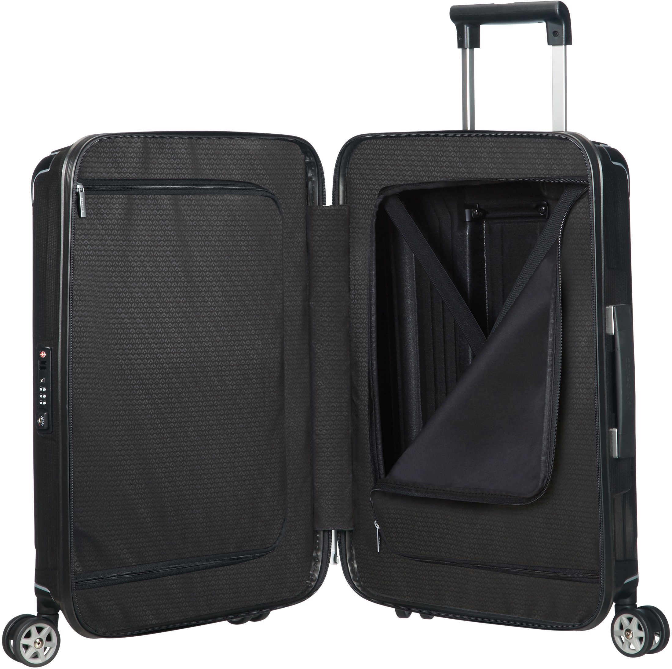 Samsonite 55, Koffer Rollen 4 Black LITE-BOX