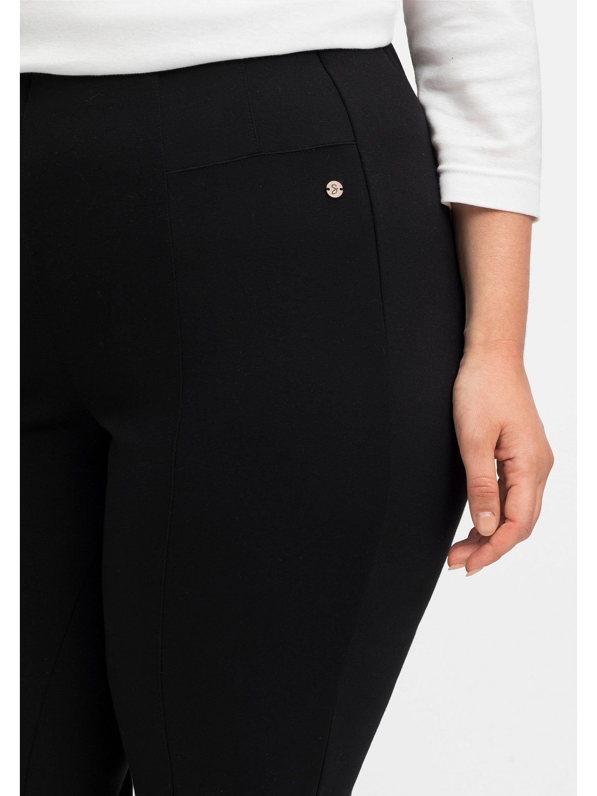 Sheego Schlupfhose Große Größen aus hochwertiger Interlock-Qualität