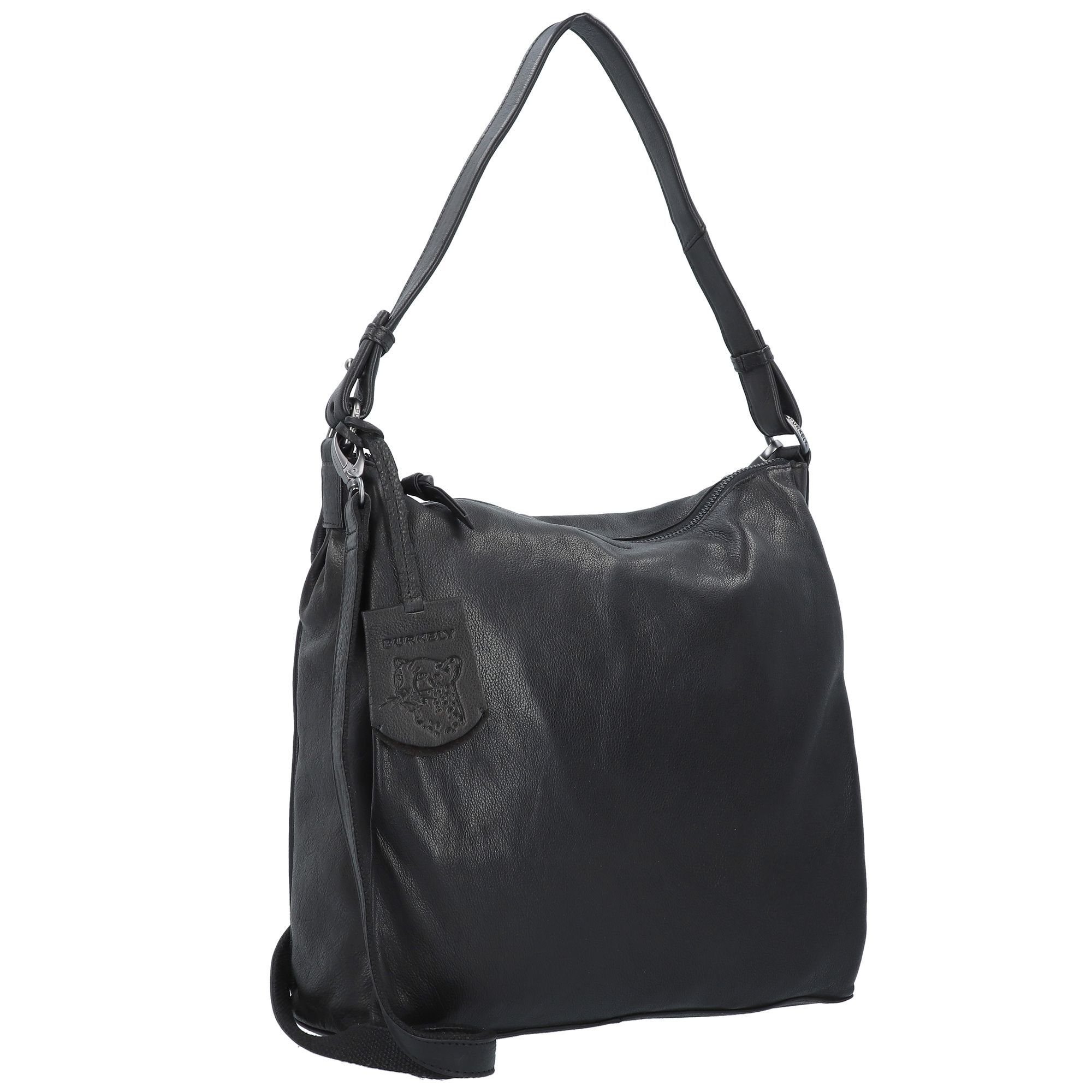 Burkely Schultertasche Just Jolie, Leder black