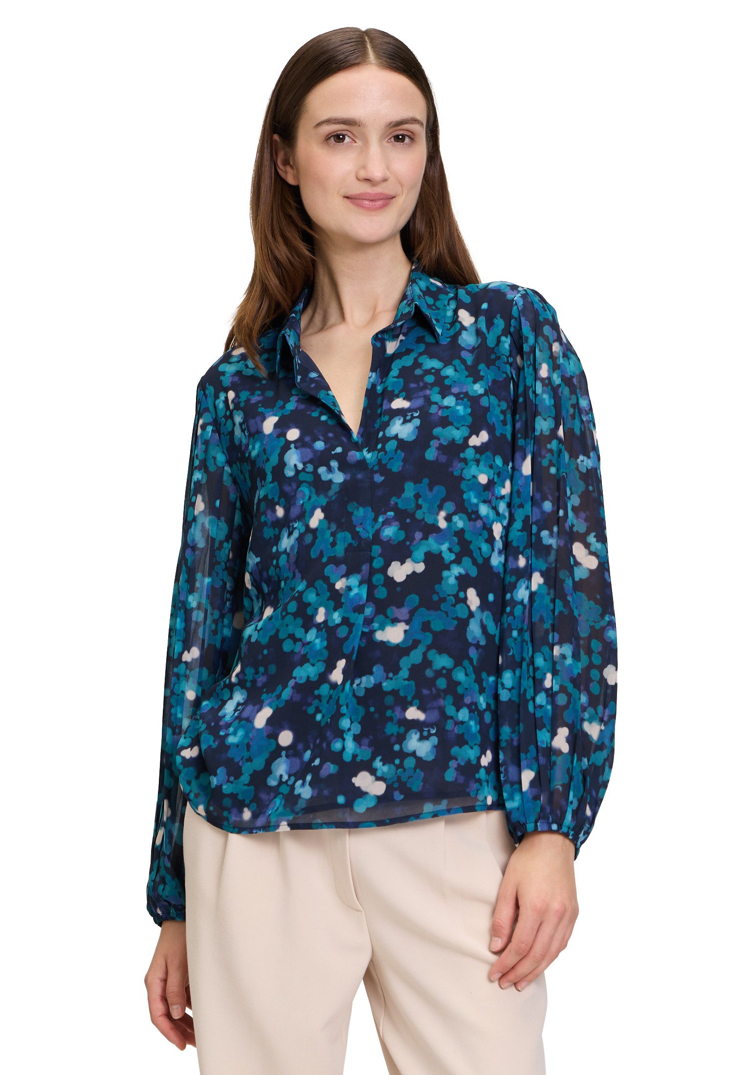 Schlupfbluse Betty & Co Schlupfbluse mit Plissee