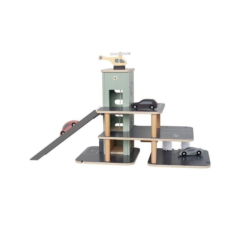 JaBaDaBaDo Spiel-Parkgarage Kinder Autohaus aus Holz