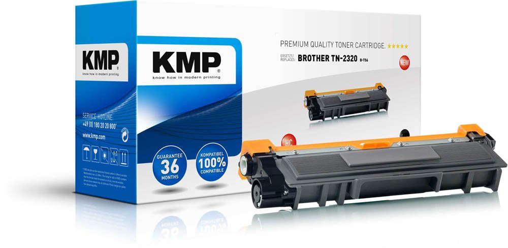 KMP Tonerkartusche 1 Toner B-T56 ERSETZT Brother TN-2320 - black, (1-St)