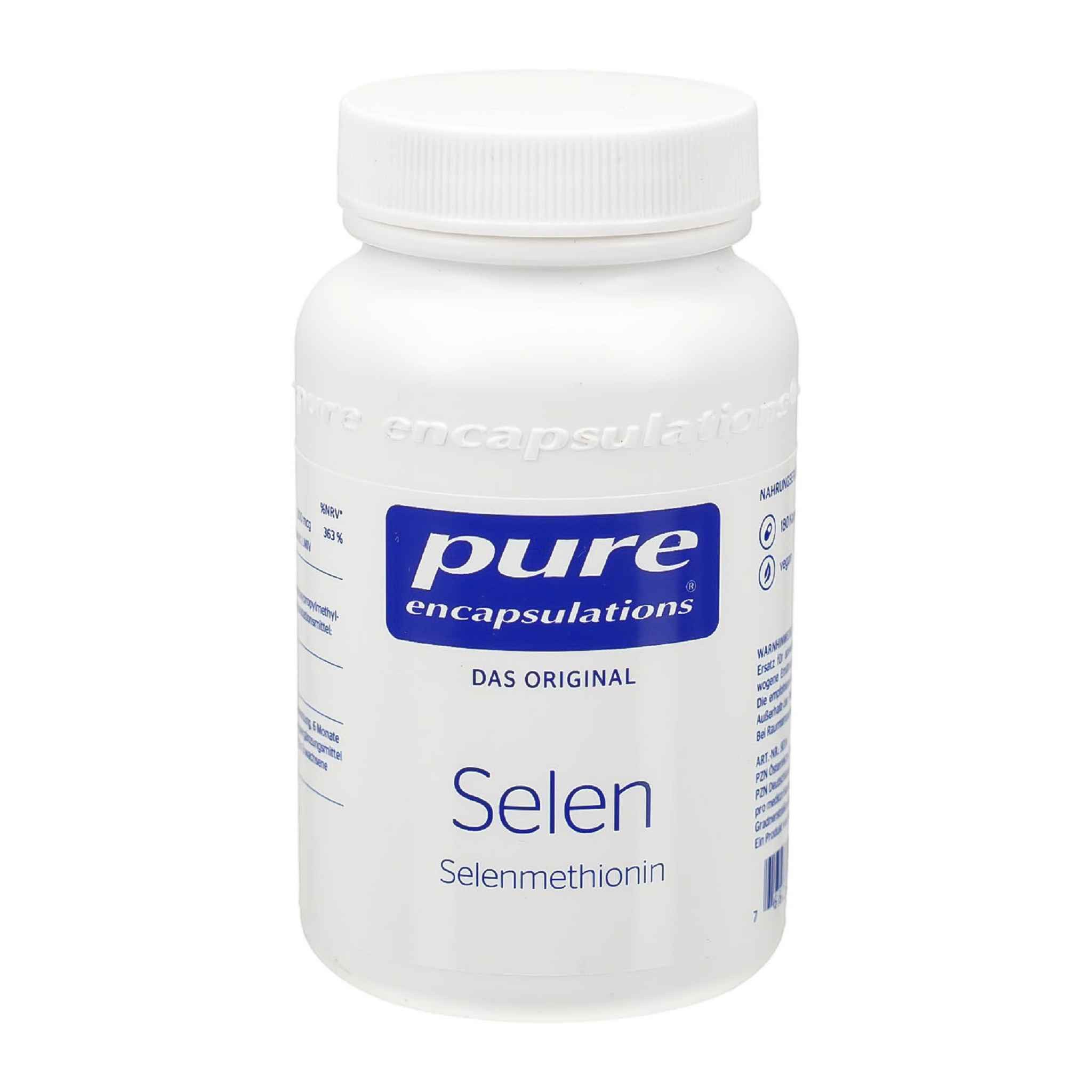 pro medico GmbH PURE ENCAPSULATIONS Selen Selenmethionin Kapseln Kapsel