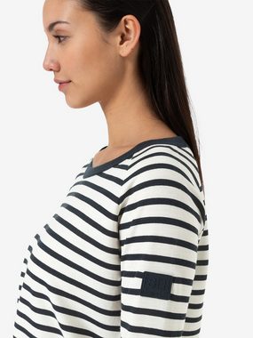 SUPER.NATURAL Sweatshirt für Damen, nachhaltig, Merino EVERYDAY STRIPE BIO