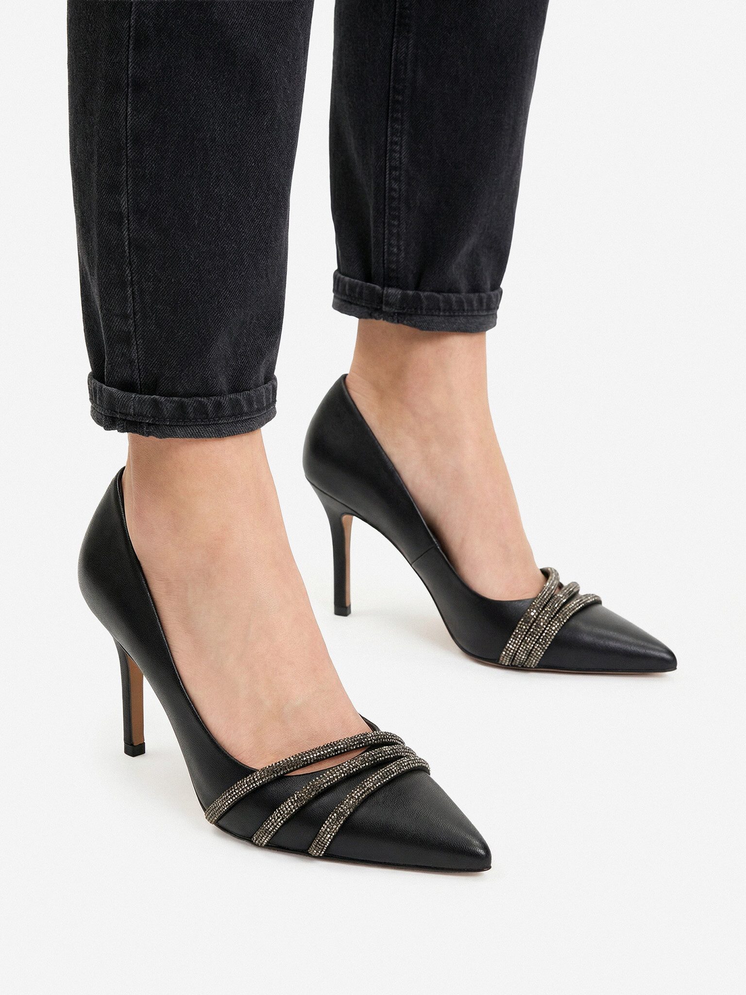 Nine West Nine West Women's High Heels Schwarze CEO - MARIAM-01 High-Heel-Stiefel – Bild 2 von 5