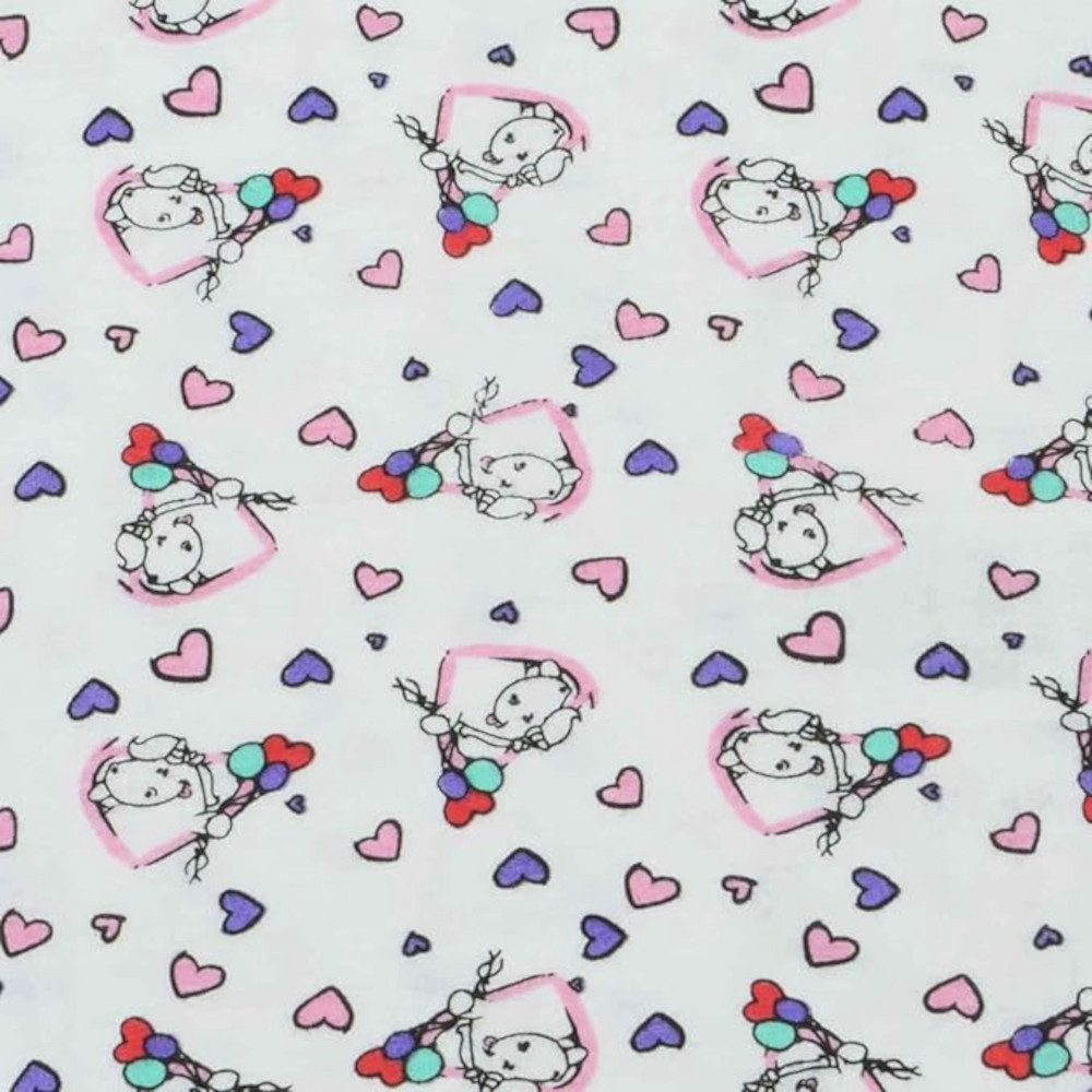 UE Stock GmbH Sleepshirt 2er Set Pummel Friends Baby Body Unisex 74 80 Weiß Lila Ärmellos