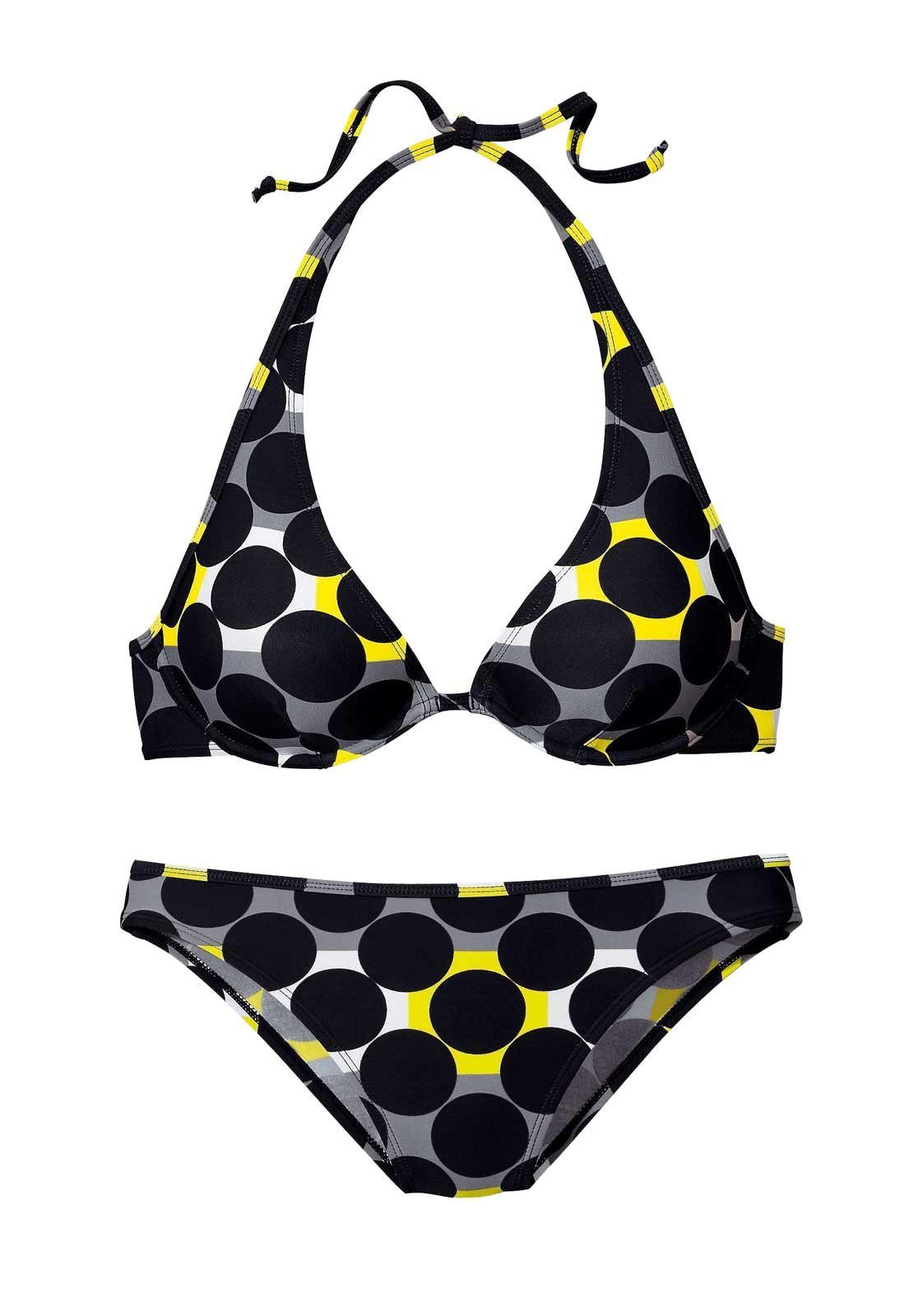 HOMEBOY Bügel-Bikini »Homeboy Damen Bügelbikini, schwarz-gelb, B-Cup«  online kaufen | OTTO