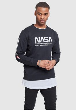 MisterTee Rundhalspullover MisterTee Herren NASA US Crewneck (1-tlg)