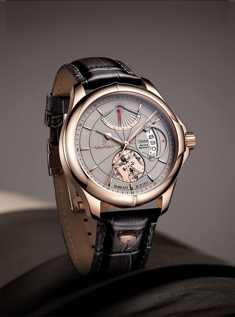 Kronsegler Automatikuhr Genius - „Horarium Mechanicus“ Herren Armbanduhr