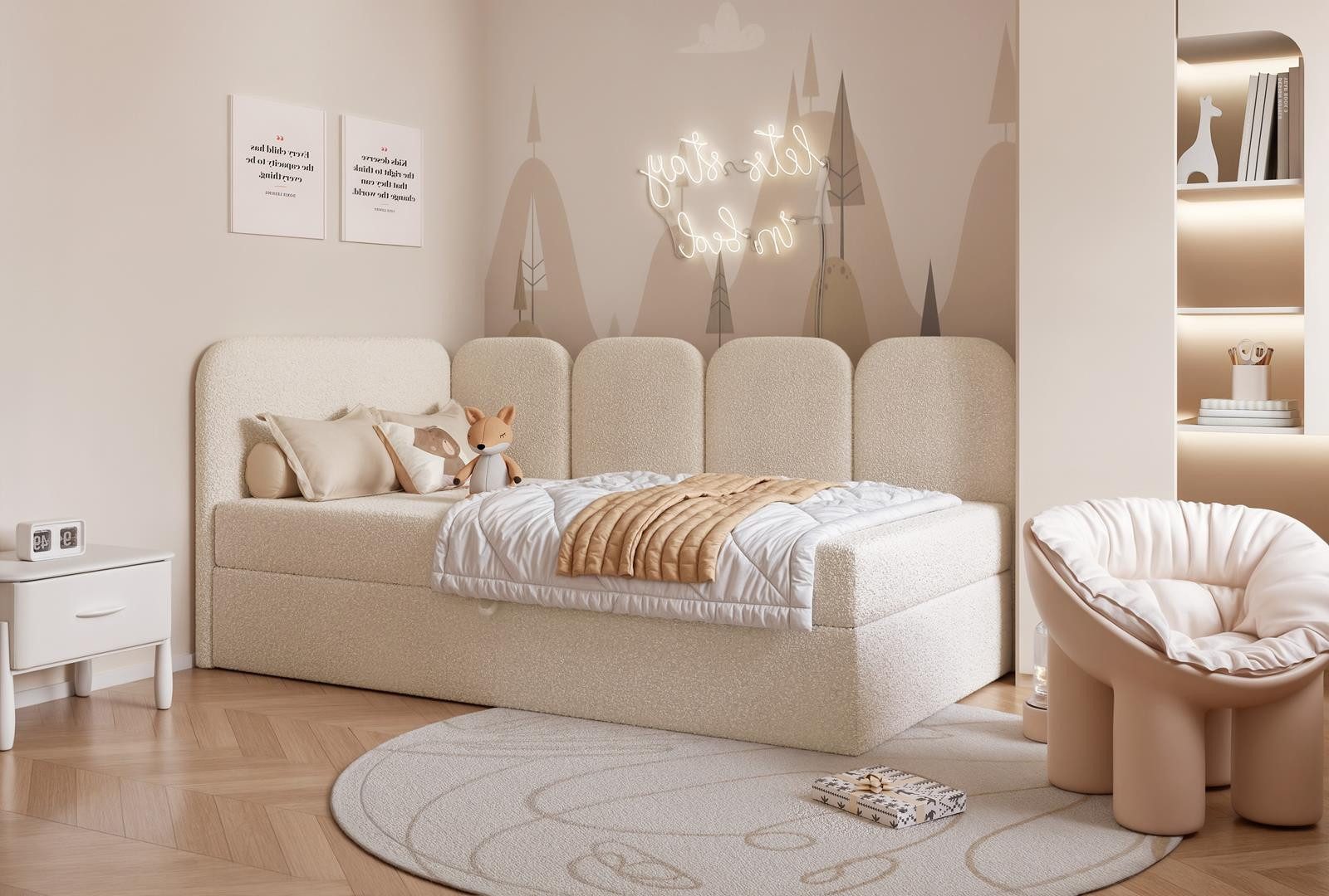 Compleo Boxspringbett Jugendbett DREAMY, Polsterbett mit günstig online kaufen