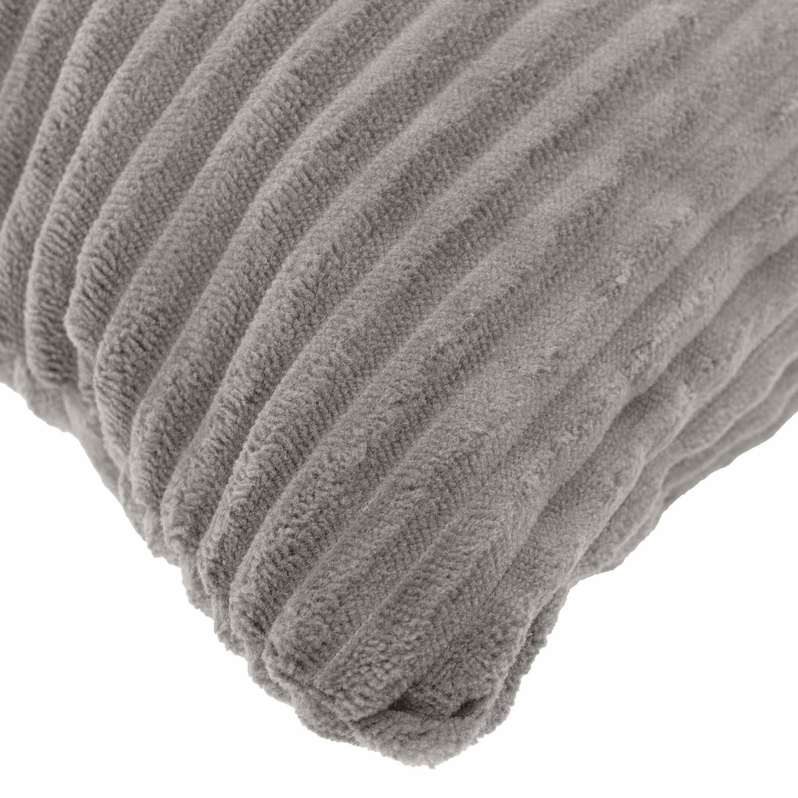 vidaXL Kissenbezug Kissenbezug 2 pcs HEERLEN Hellgrau 40 x 80 cm Cord, (2 Stück) – Bild 4 von 5