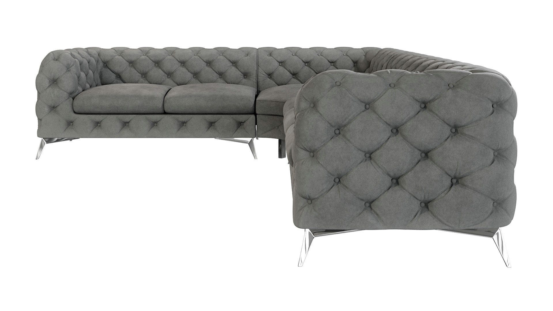 S-Style Möbel Ecksofa Kalina, Chesterfield mit günstig online kaufen