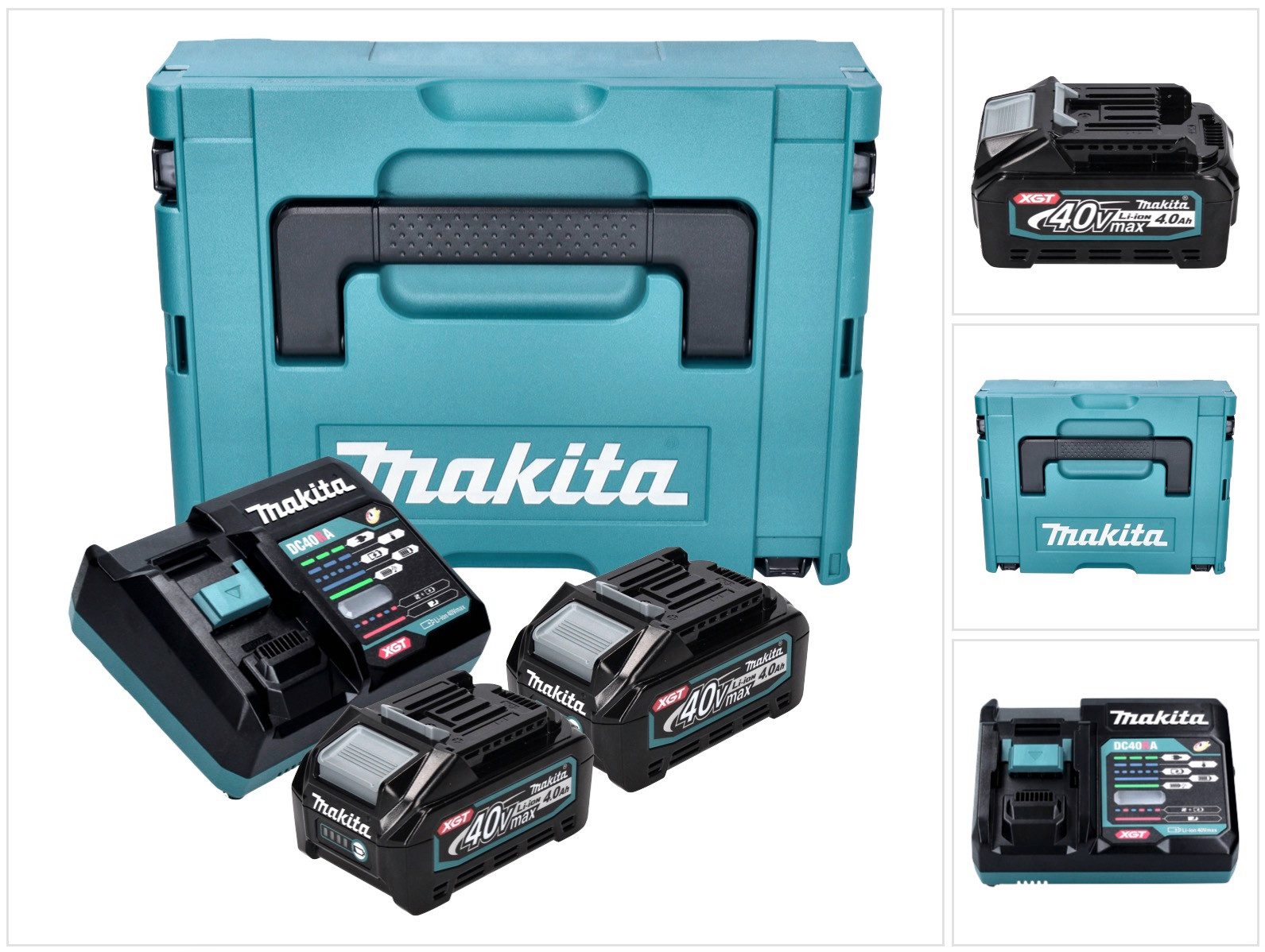 Makita Power Source Kit (191J97-1) 2x BL 4040 Akku 40 V max. 4,0 Ah XGT Akkupacks