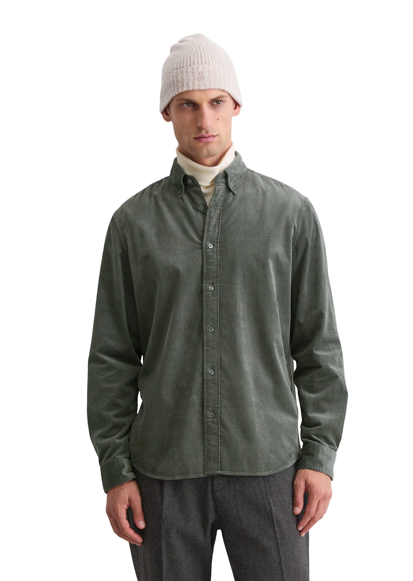 Marc O'Polo Langarmhemd mit Button-Down-Kragen günstig online kaufen