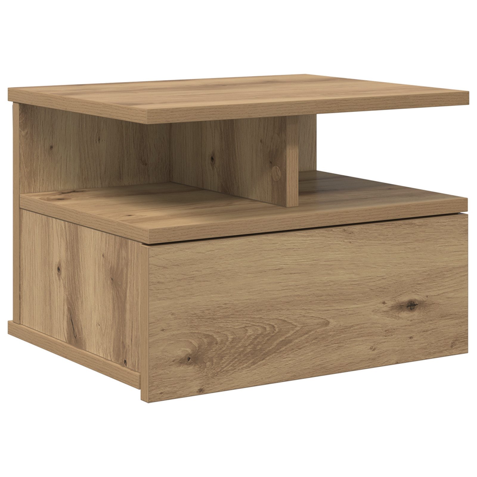 vidaXL Nachttisch Schwebender Nachttisch Artisan Eiche günstig online kaufen