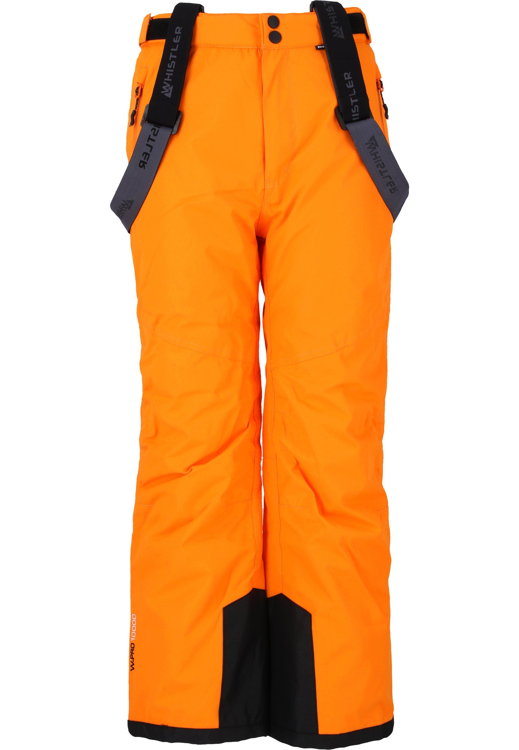 WHISTLER Skihose Fairfax mit wind- wasserdichter neonorange und Funktionsmembran