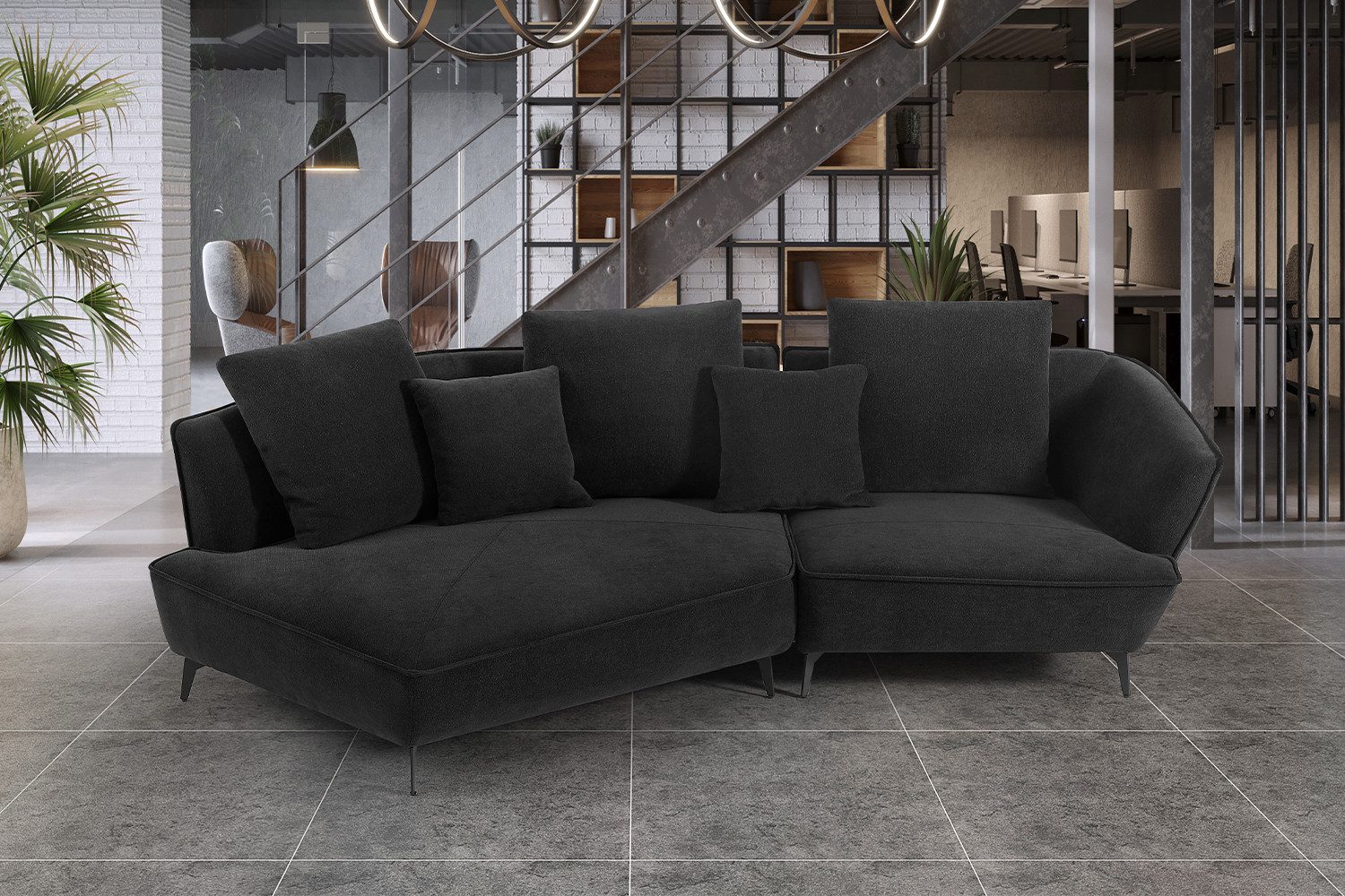 KAWOLA Sofa GARBO, Designsofa, rechts od. günstig online kaufen