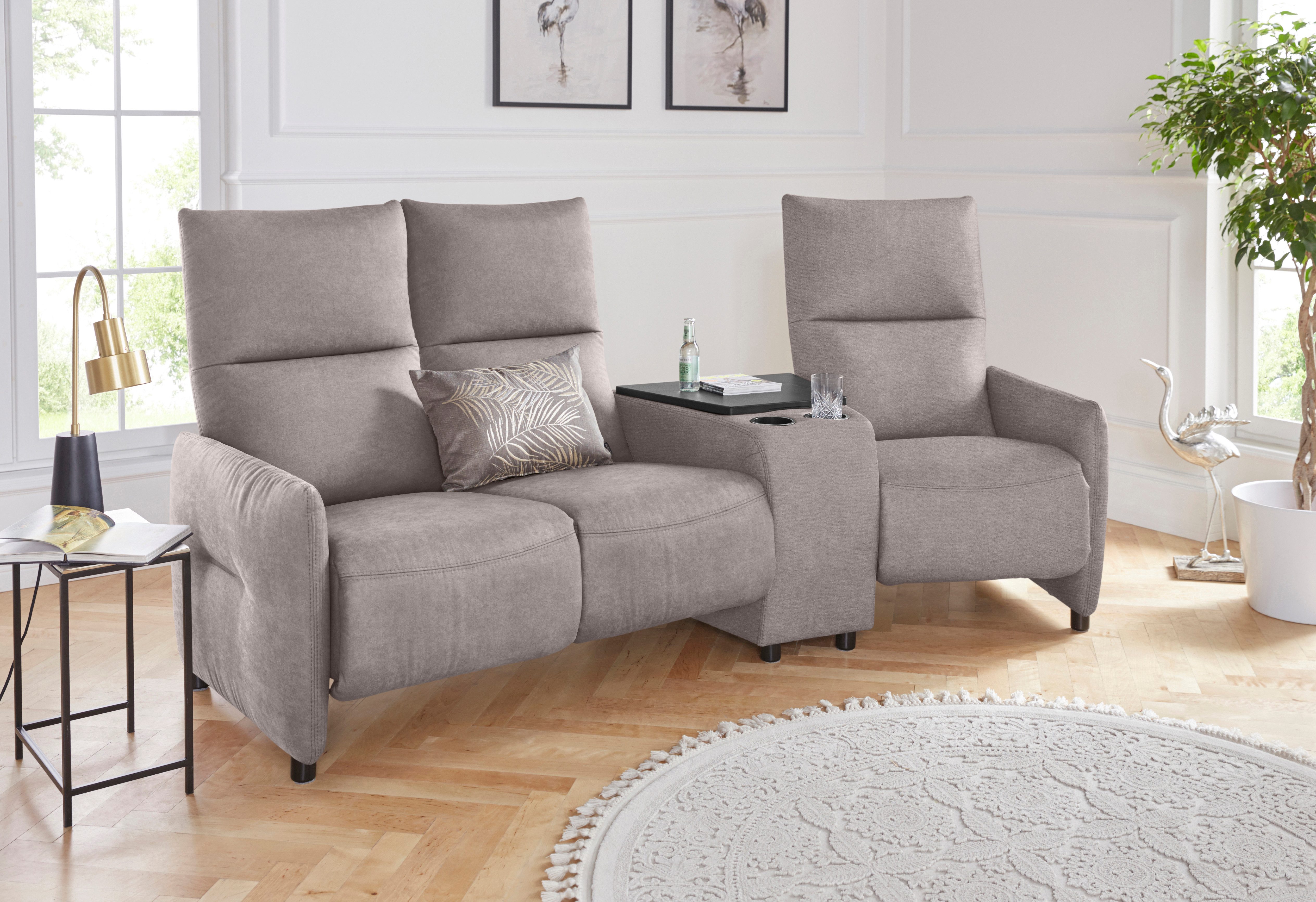 exxpo - sofa Ablagefach 3-Sitzer, und Inklusive Relaxfunktion fashion