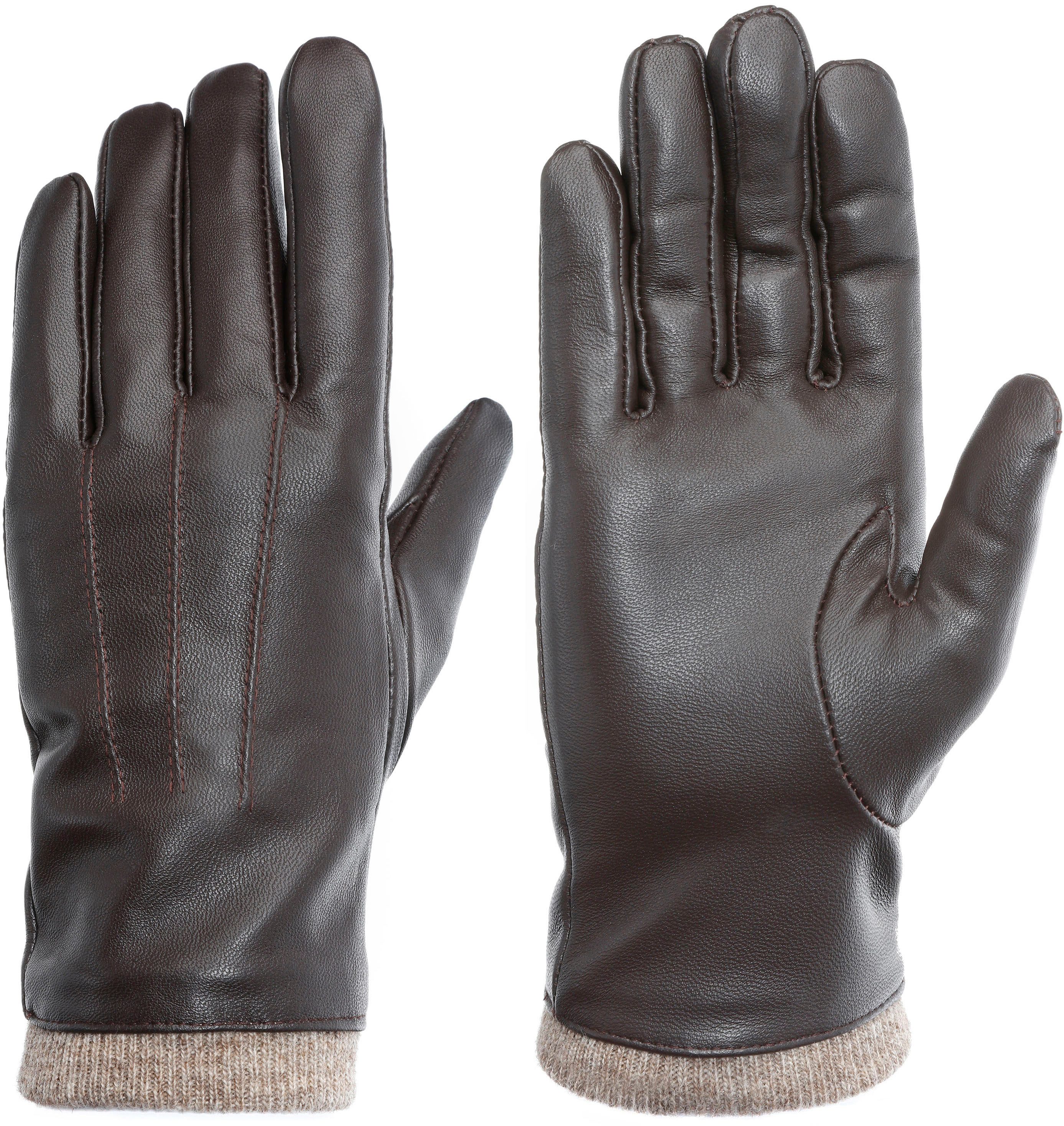 PEARLWOOD Lederhandschuhe Daisy Touchscreenfähig - mit 10 Fingern bedienbar günstig online kaufen