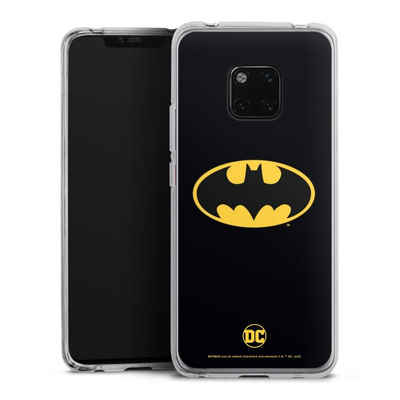 DeinDesign Handyhülle Batman Logo Offizielles Lizenzprodukt Batman Logo Yellow, Huawei Mate 20 Pro Silikon Hülle Bumper Case Handy Schutzhülle