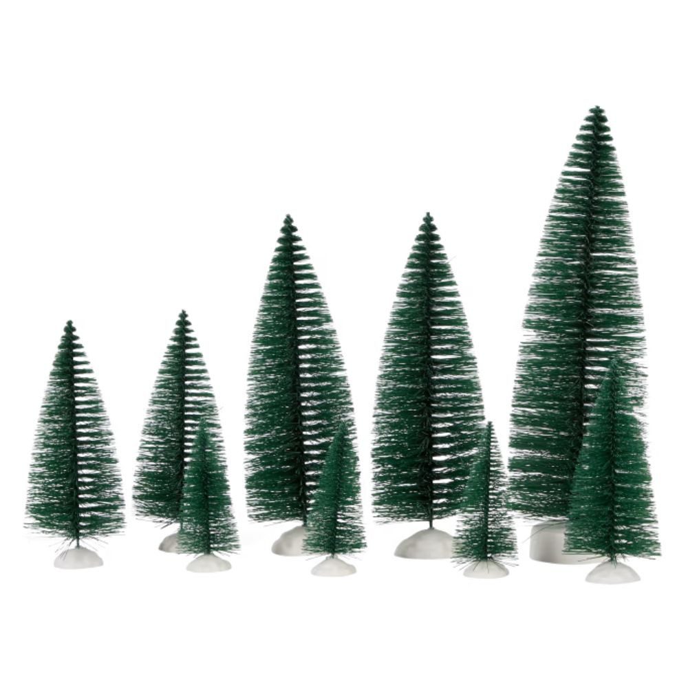 Montegoni Künstlicher Weihnachtsbaum Mini Weihnachtsbäume Set 9 Stück, Deko günstig online kaufen
