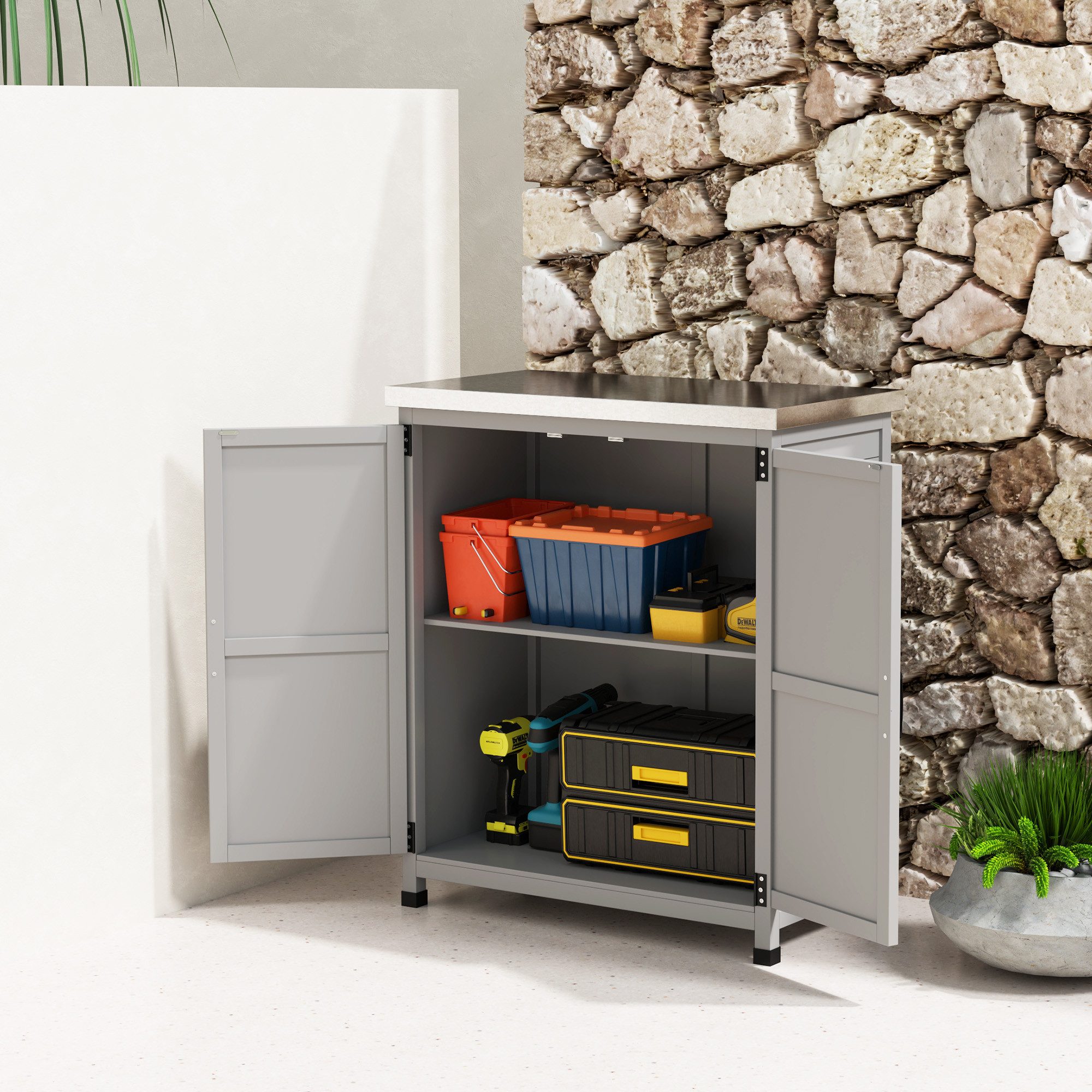 MC Star Gerätehaus Gartenschrank Holz Outdoor günstig online kaufen