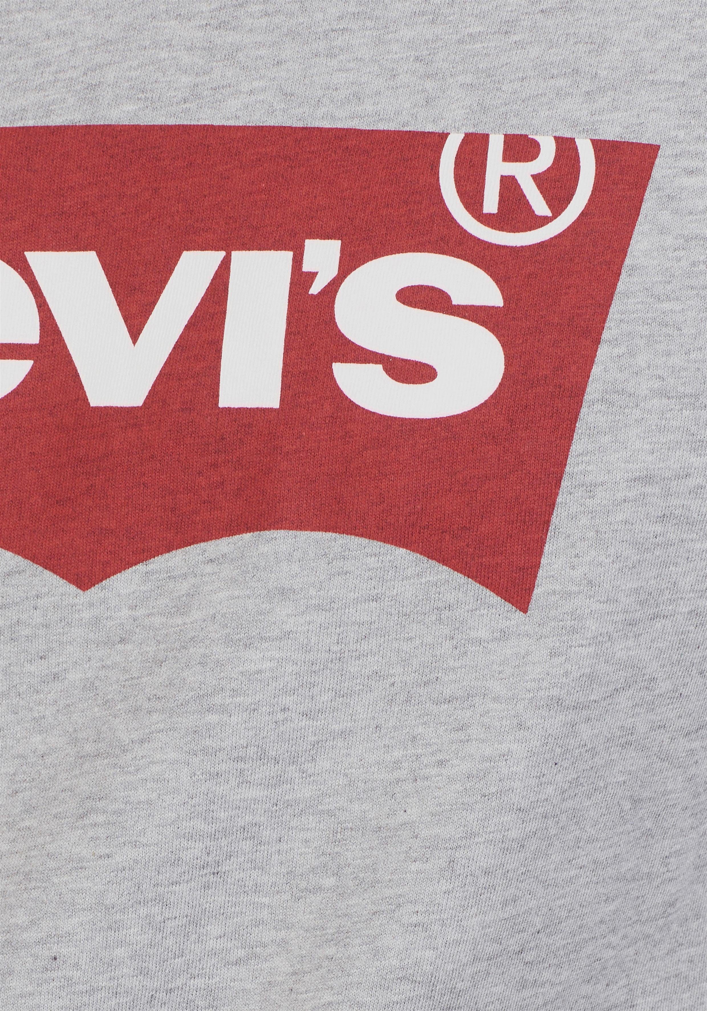 Batwing Levi's® Tee T-Shirt Logo Logo-Front-Print mit mid grey